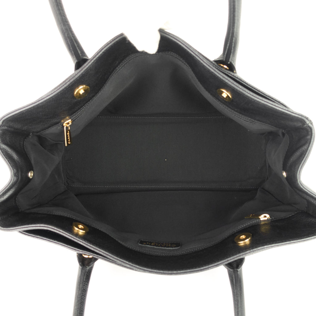 Chanel Executive Cerf XL Caviar Leather Tote Bag