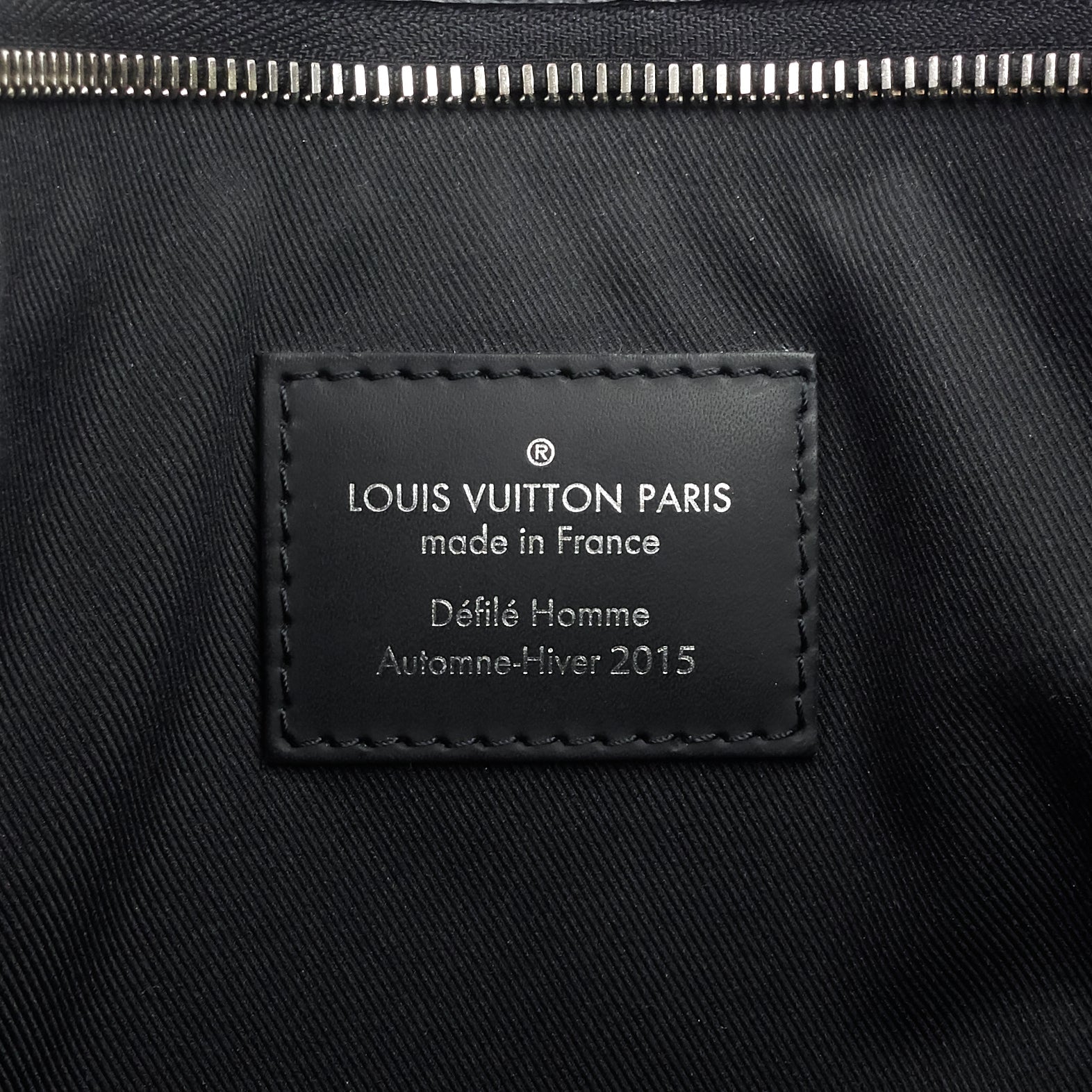 Louis Vuitto Pochette Voyage Rope Damier Graphite Canvas Clutch Bag