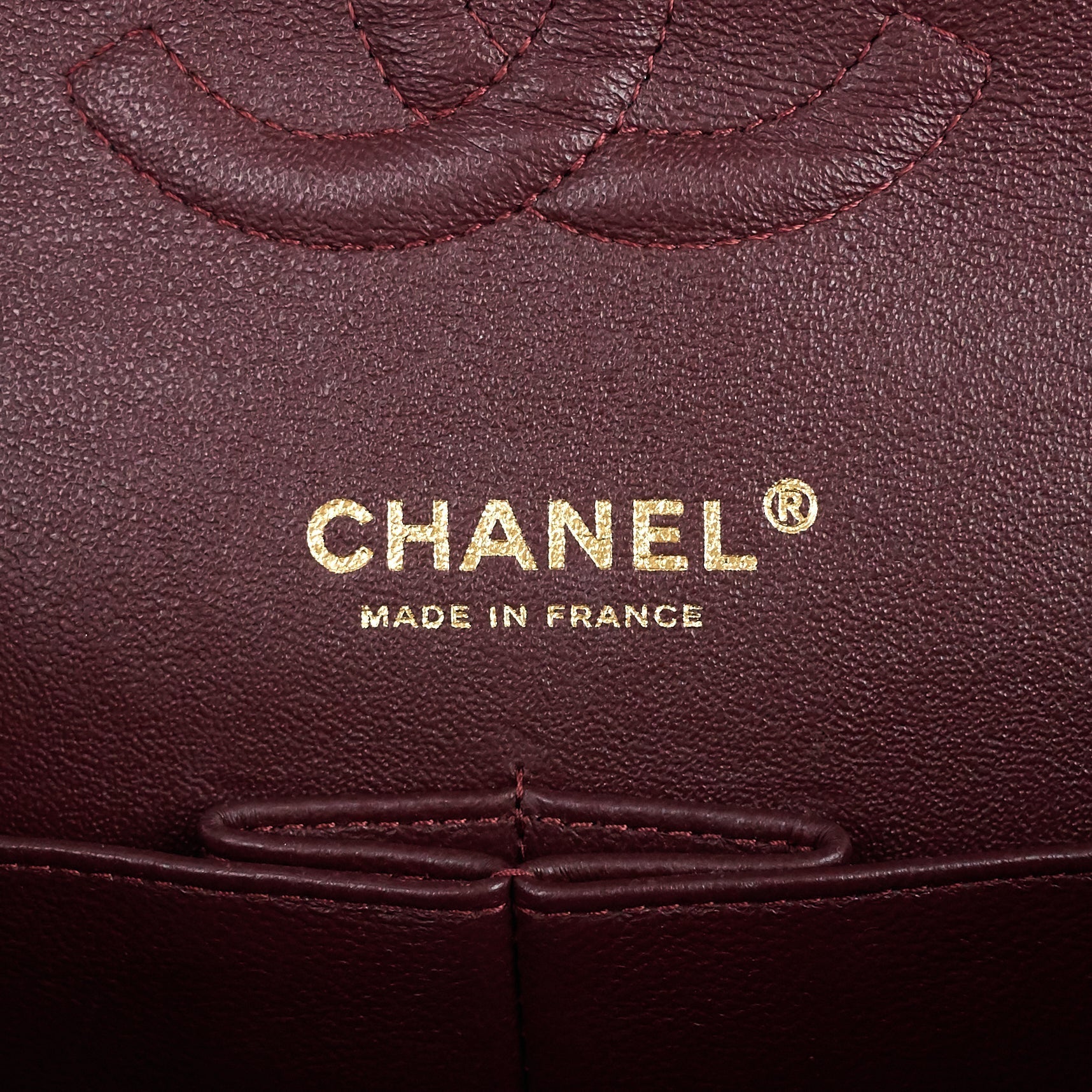Chanel Double Flap Quilted Caviar Leather Bag