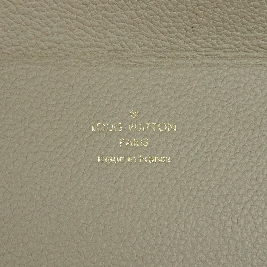 Louis Vuitto Enveloppe MM Rivets Grained Leather Clutch Bag