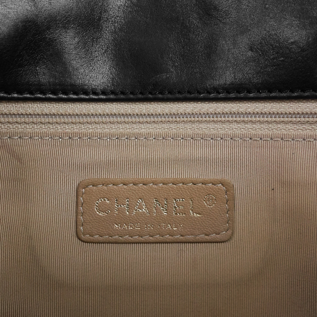 Chanel Retro Chain Medium Calfskin Leather Flap Bag
