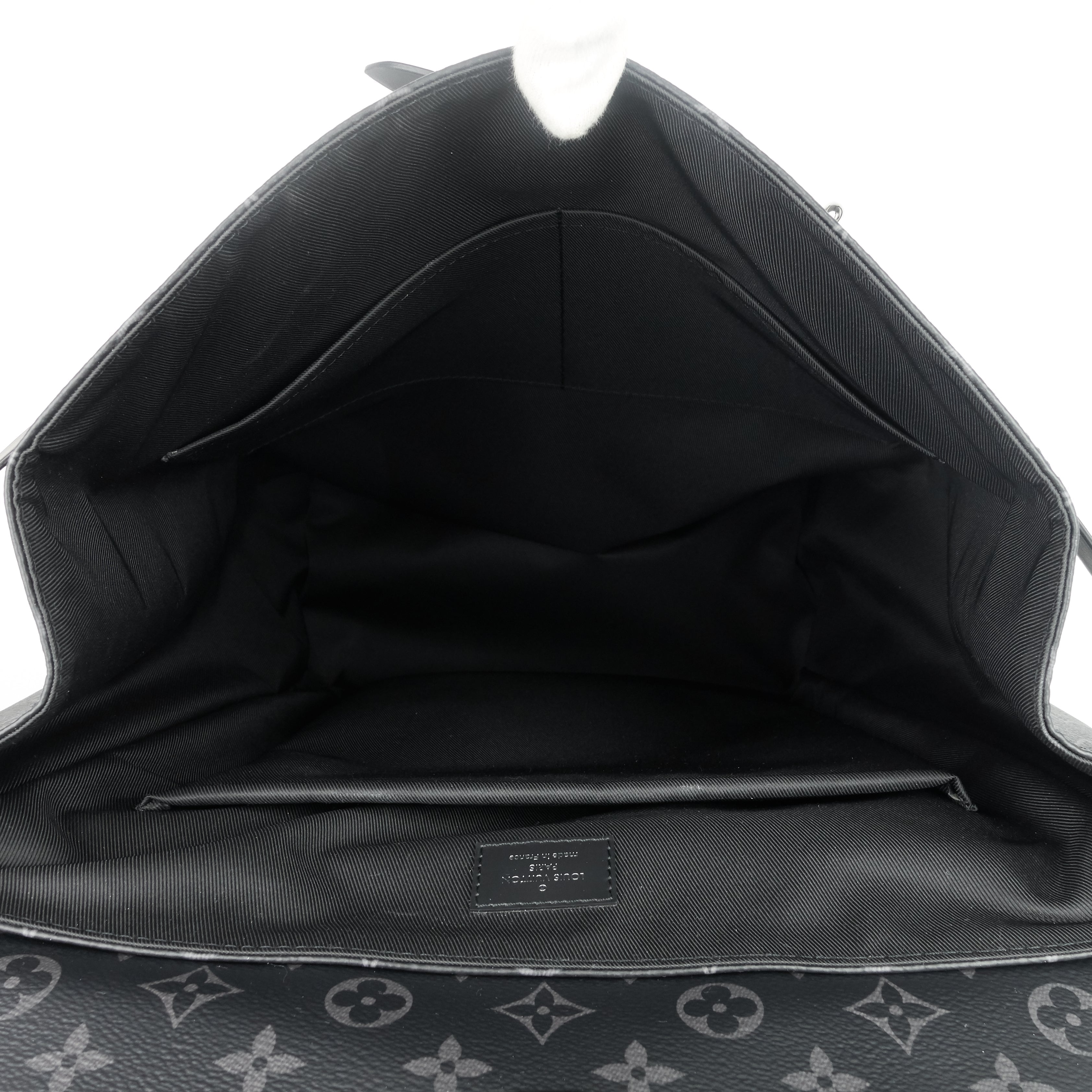 Louis Vuitto Steamer Monogram Eclipse Canvas Backpack