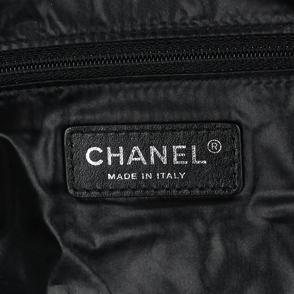 Chanel Paris-Hamburg Embroidered Wool and Calfskin Large Shopping Bag