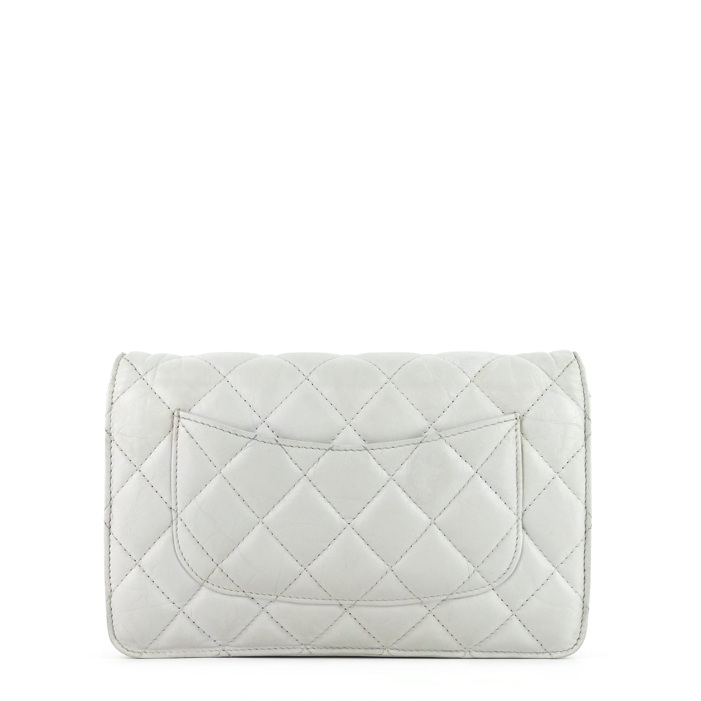 Chanel WOC Aged Calfskin Leather Reissue Wallet on Chain Bag