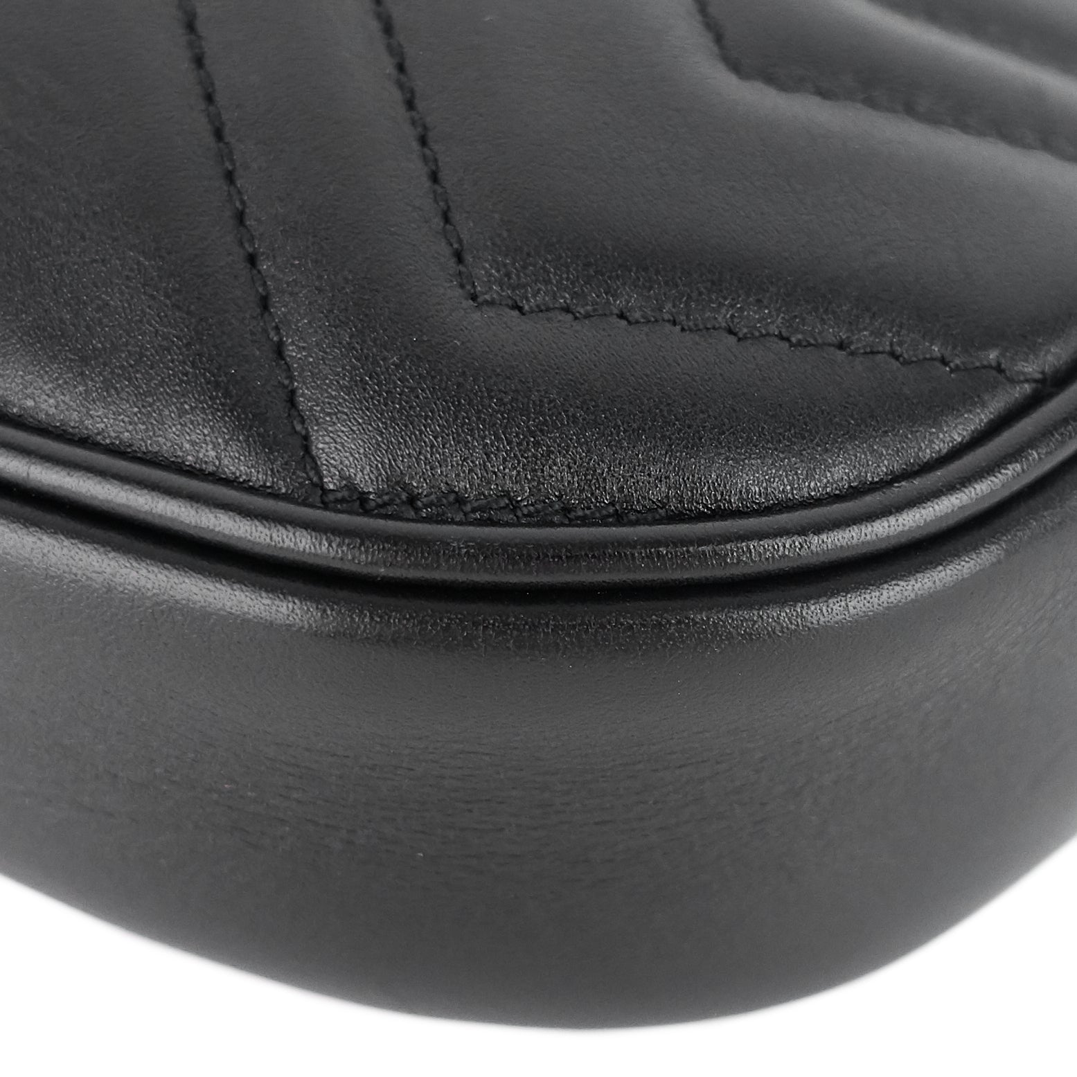 Gucci Marmont Calfskin Leather Belt Bag