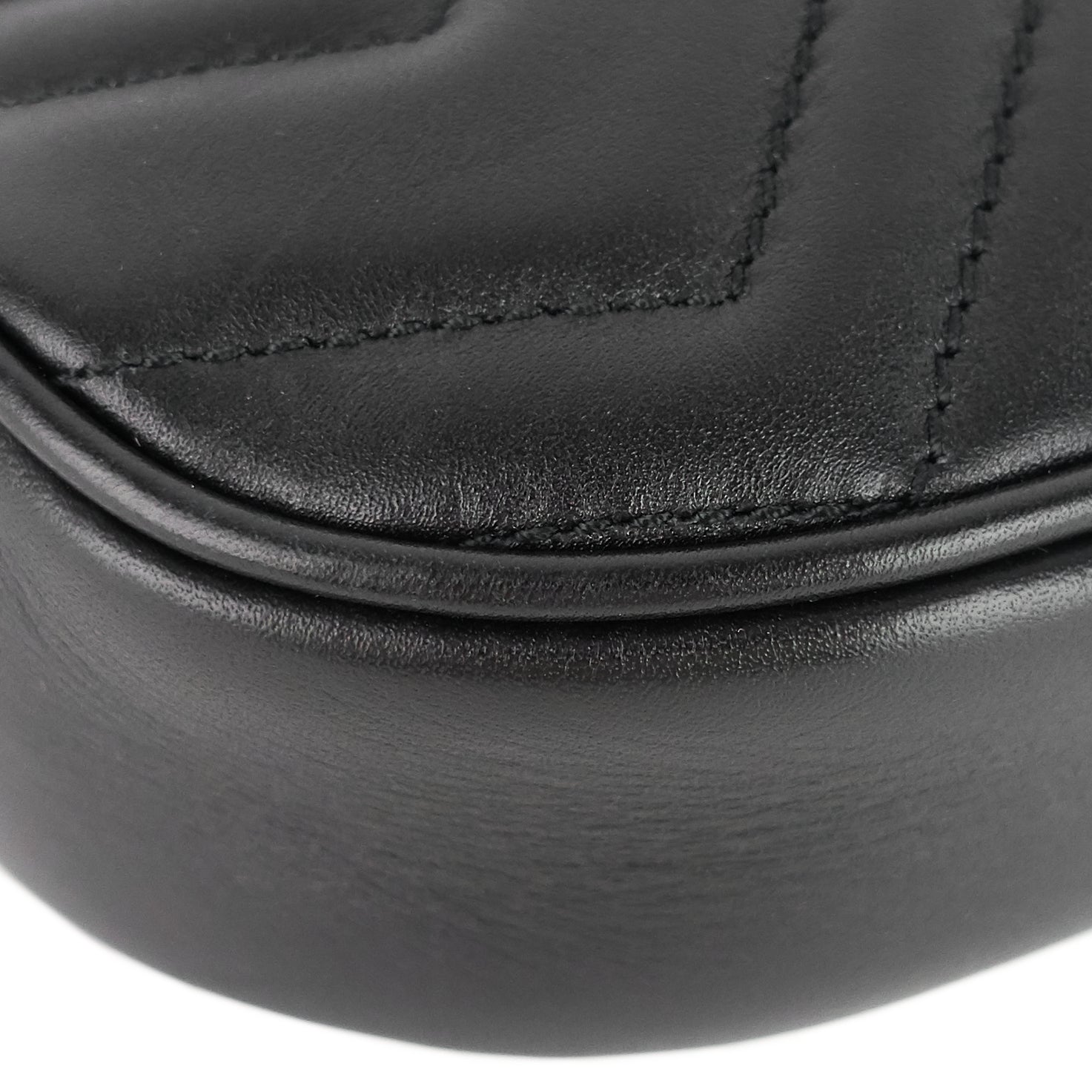 Gucci Marmont Calfskin Leather Belt Bag