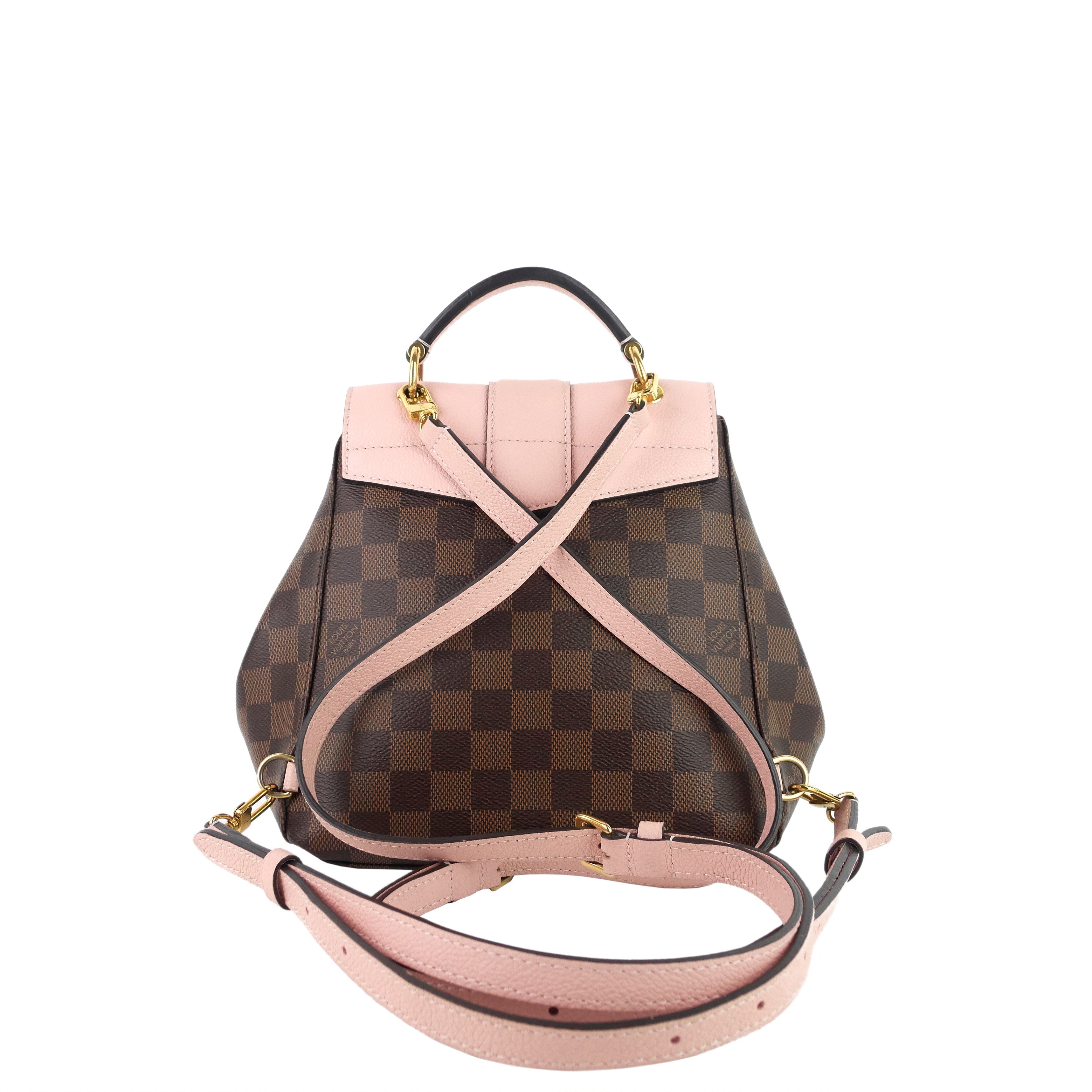 Louis Vuitto Clapton Damier Ebene Canvas Backpack Bag