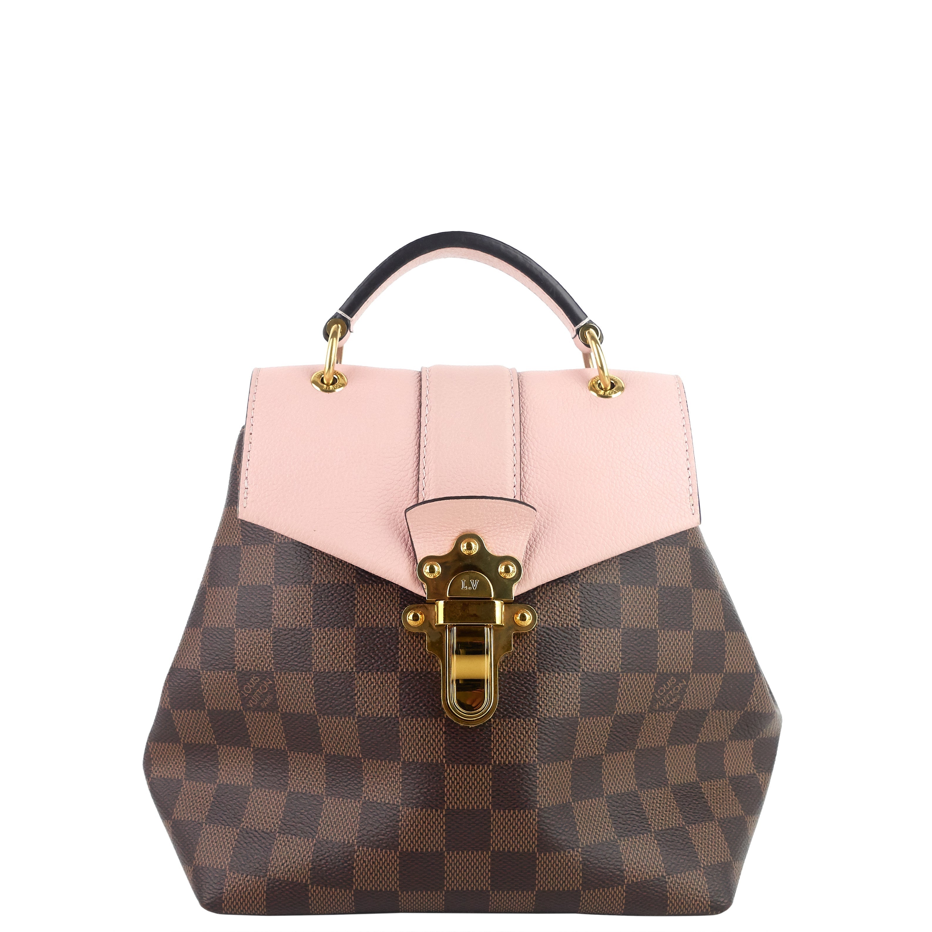 Louis Vuitto Clapton Damier Ebene Canvas Backpack Bag