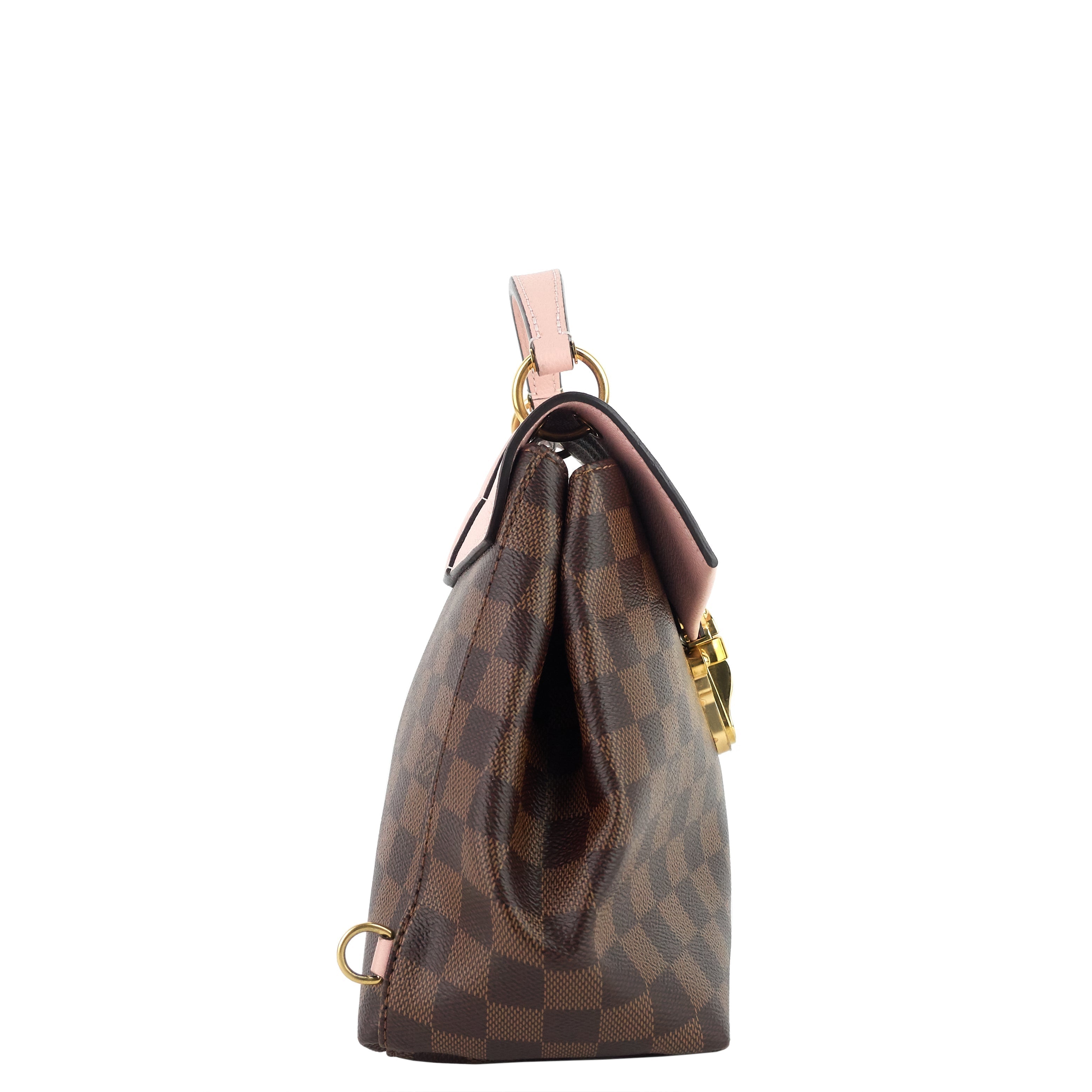 Louis Vuitto Clapton Damier Ebene Canvas Backpack Bag