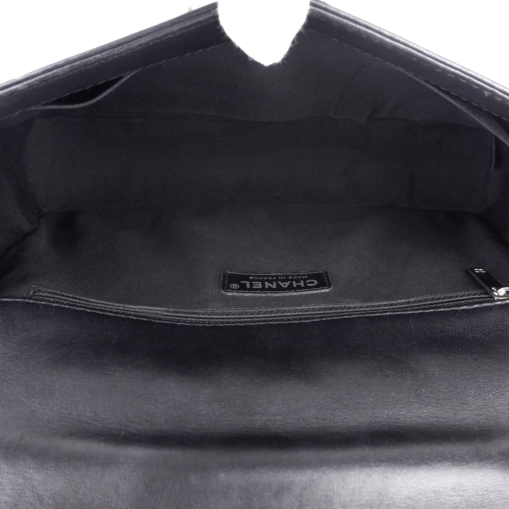 Chanel Perforated Lambskin Leather New Medium Boy Bag