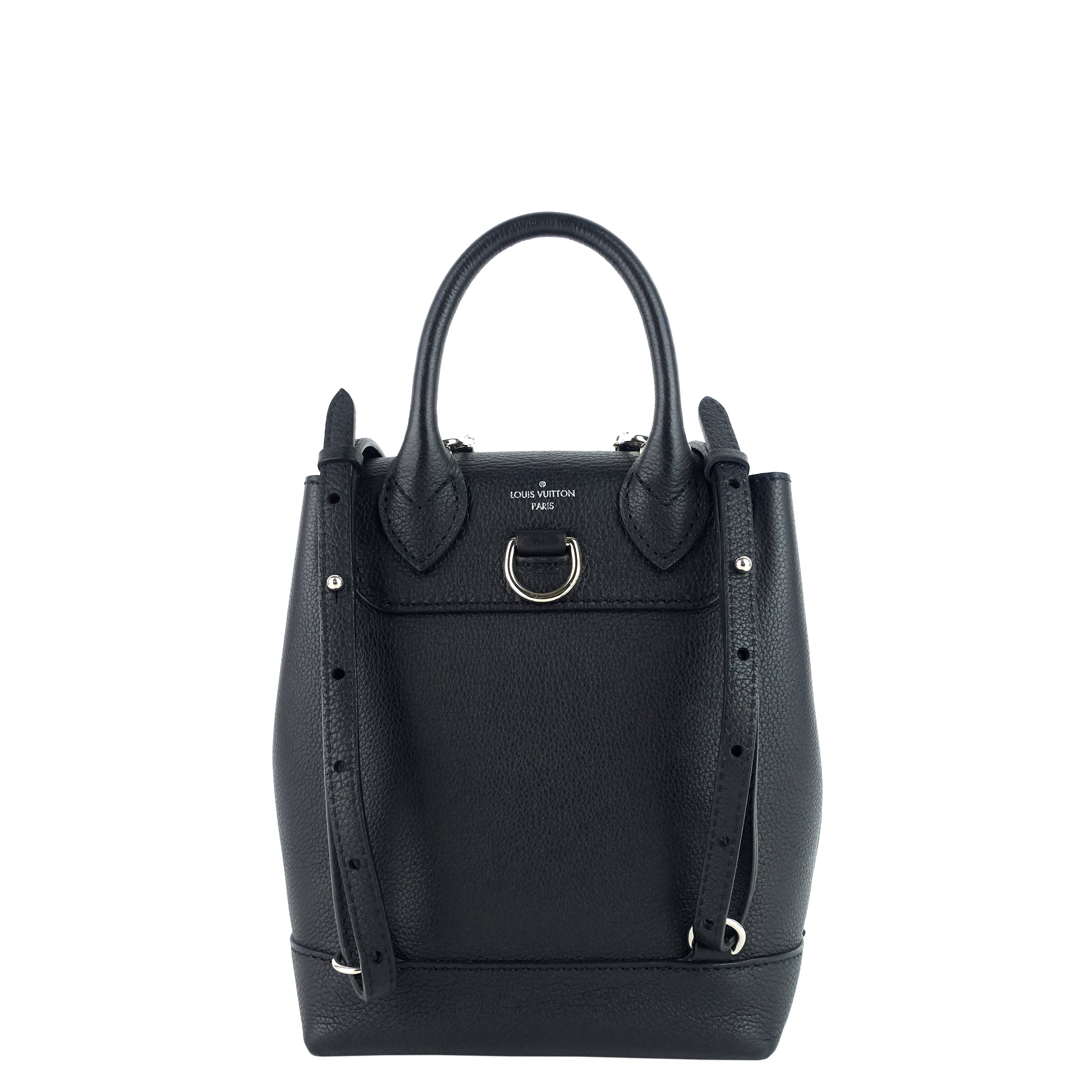 Louis Vuitto LockMe Mini Calfskin Leather Backpack Bag