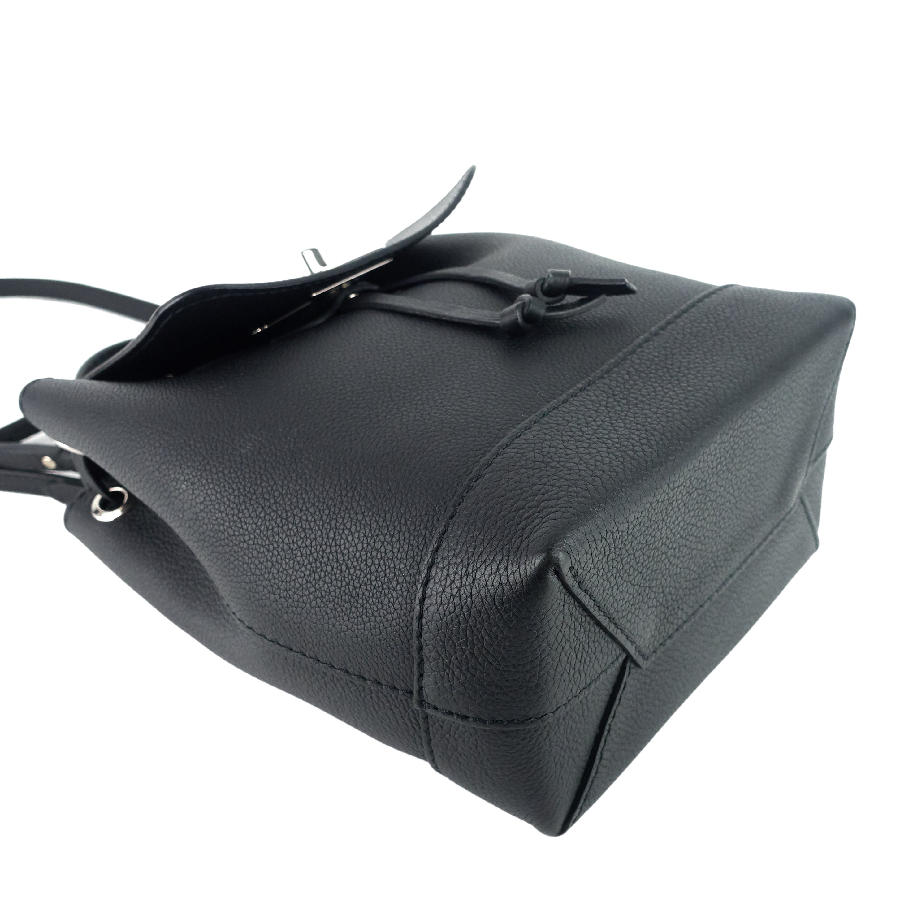 Louis Vuitto LockMe Mini Calfskin Leather Backpack Bag