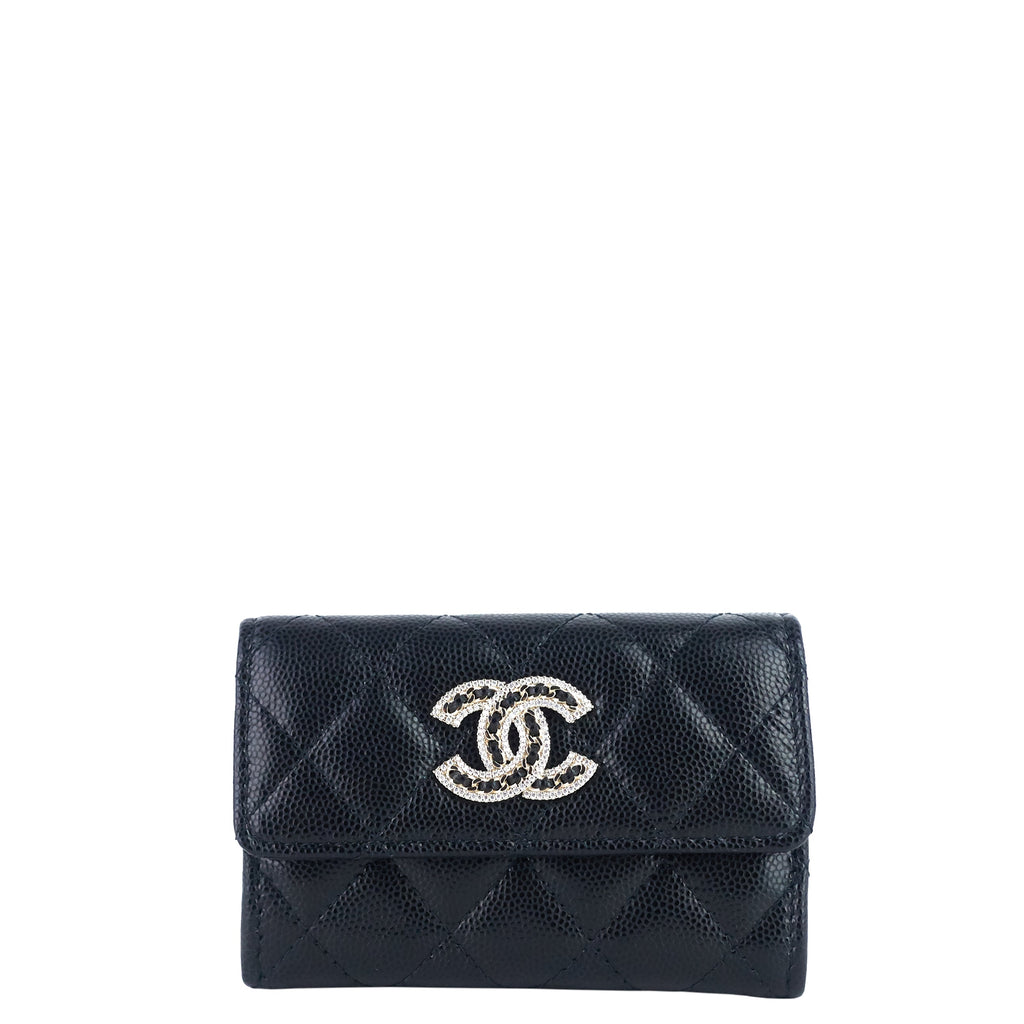 Chanel 23P XL Caviar Leather  Holder
