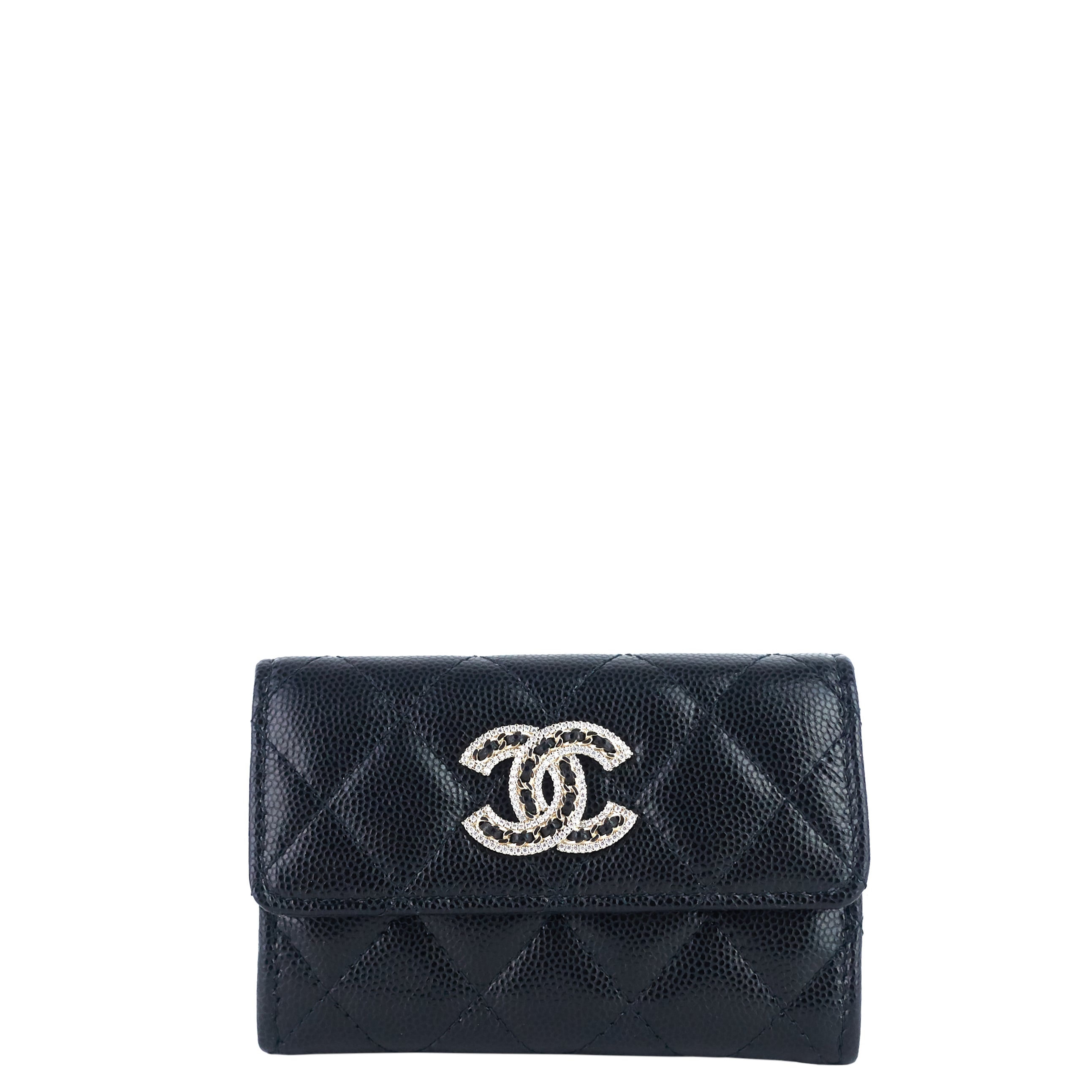 Chanel 23P XL Caviar Leather  Holder