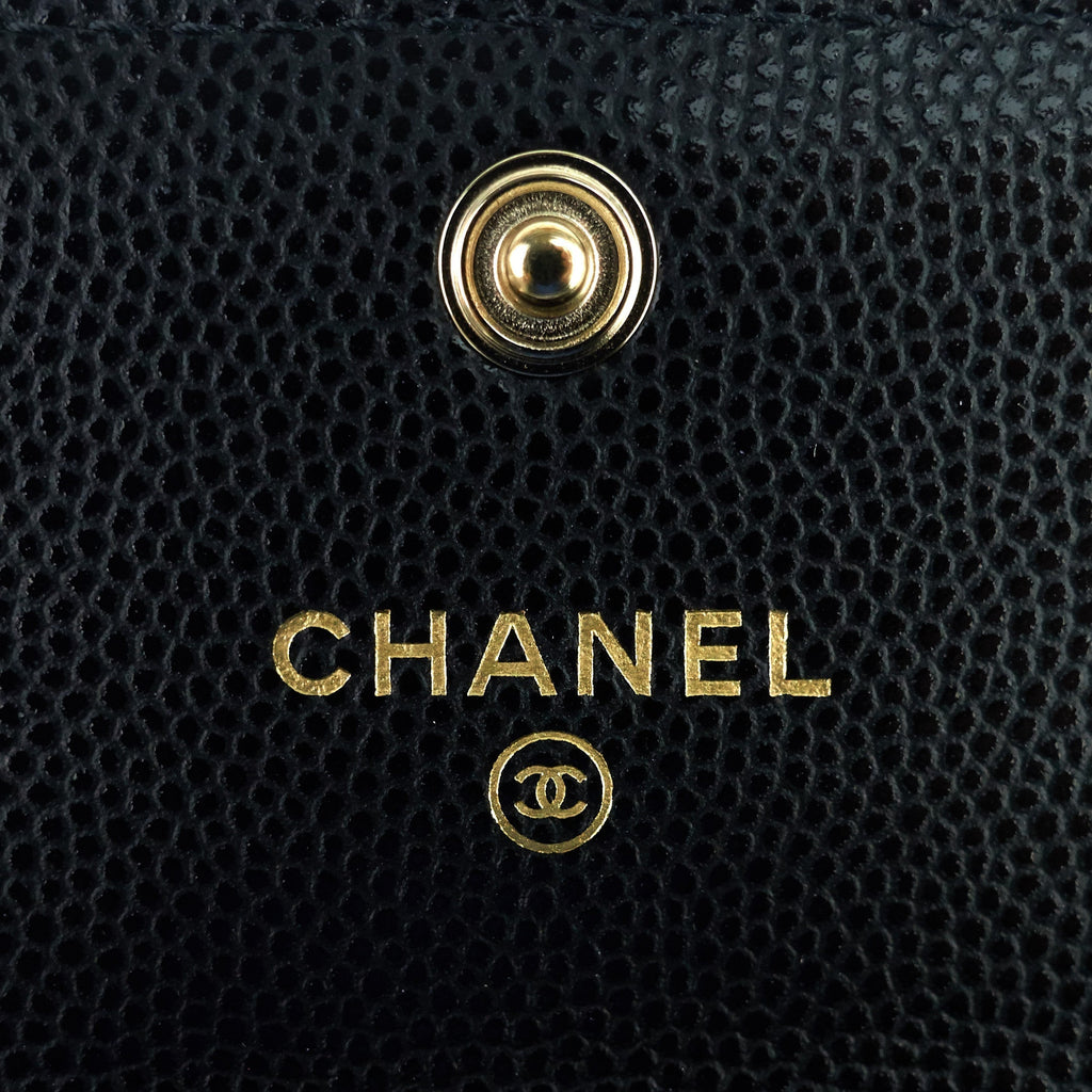 Chanel 23P XL Caviar Leather  Holder