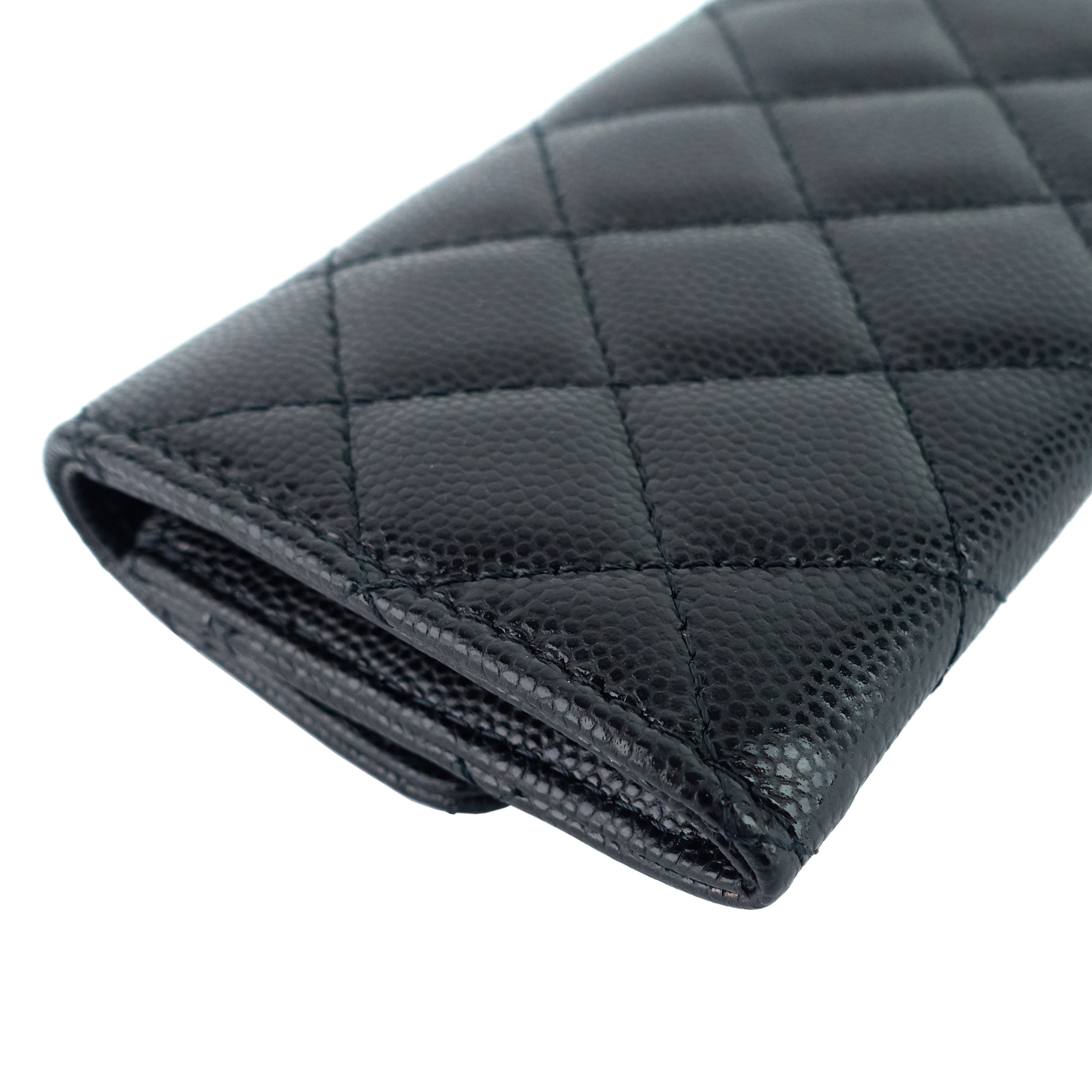 Chanel 23P XL Caviar Leather  Holder