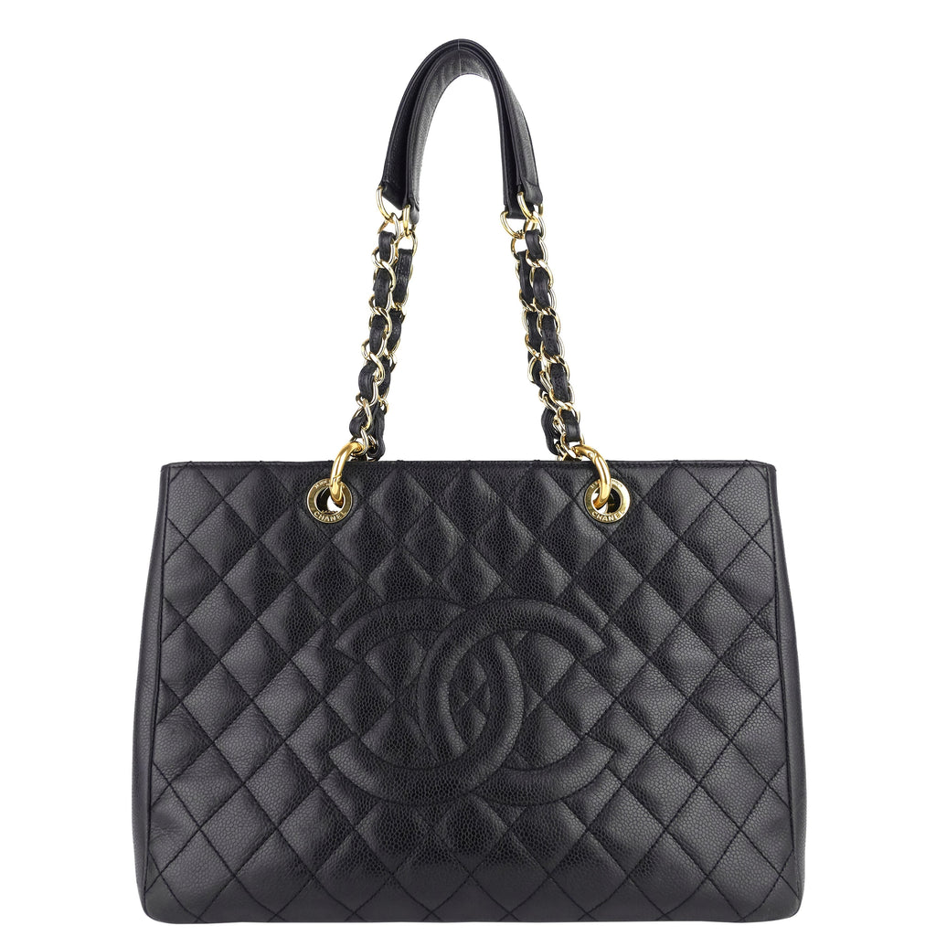 Chanel Grand Shopping Tote GST Caviar Leather Bag