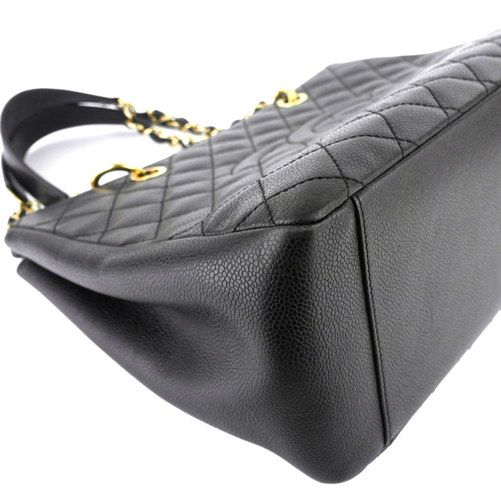 Chanel Grand Shopping Tote GST Caviar Leather Bag
