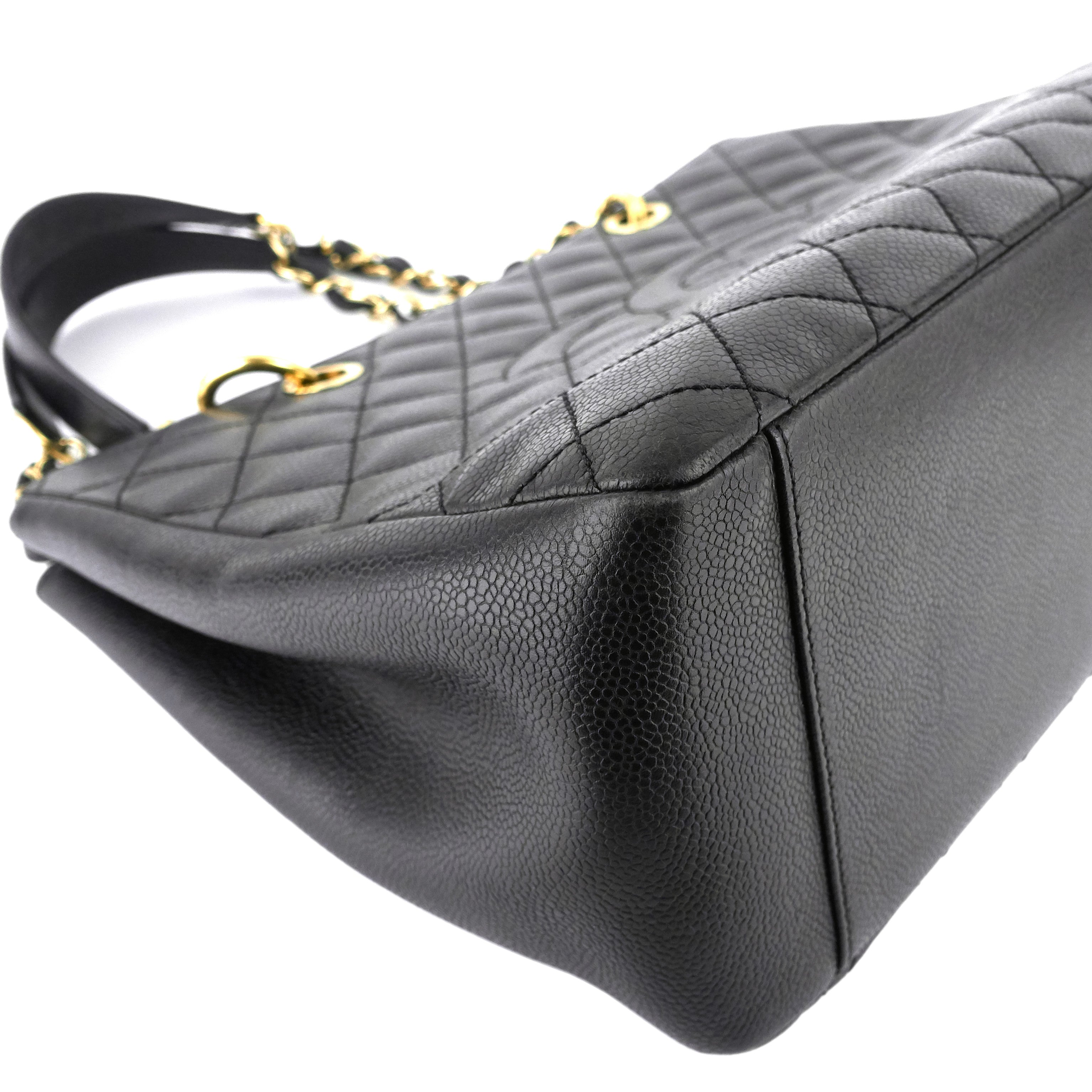 Chanel Grand Shopping Tote GST Caviar Leather Bag