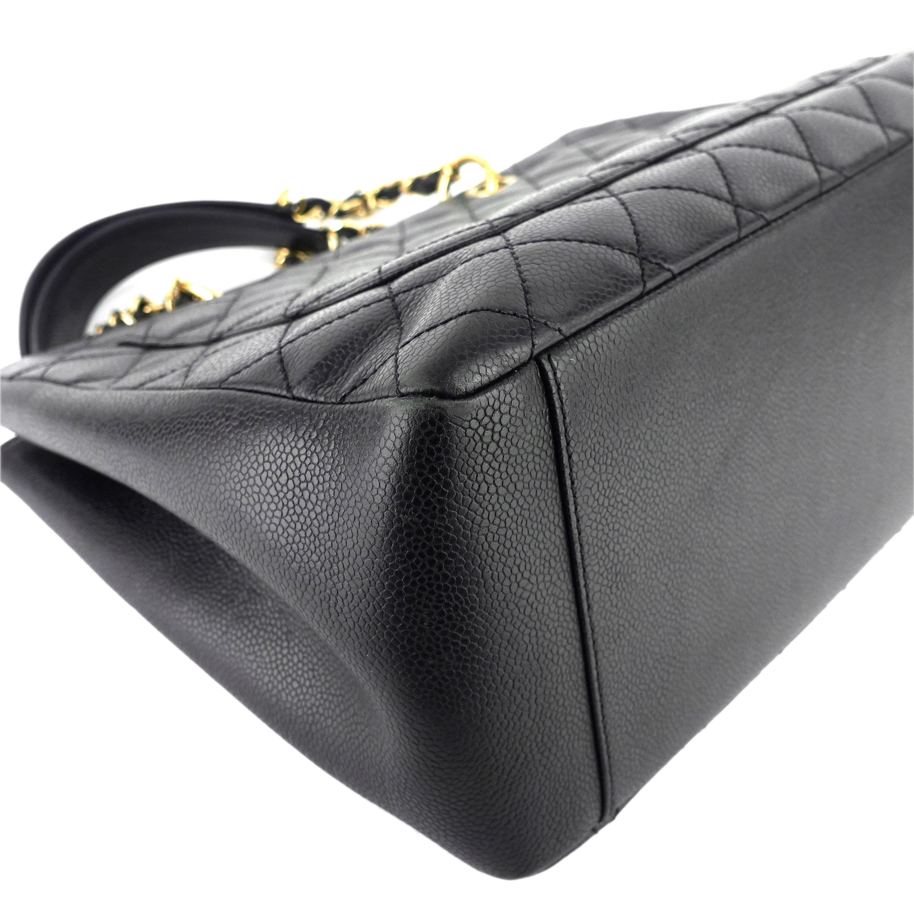 Chanel Grand Shopping Tote GST Caviar Leather Bag