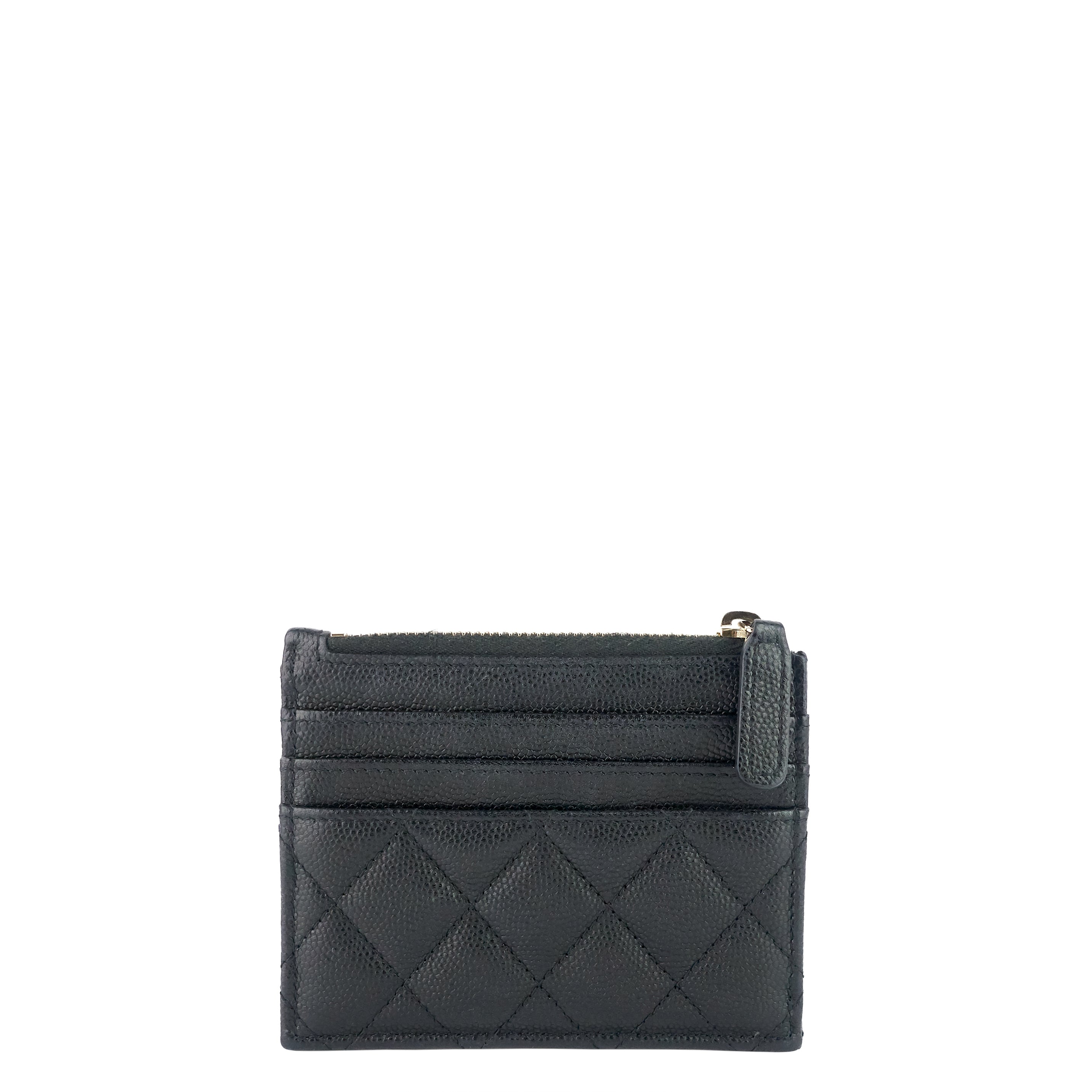 Chanel Classic Zip Caviar Leather holder