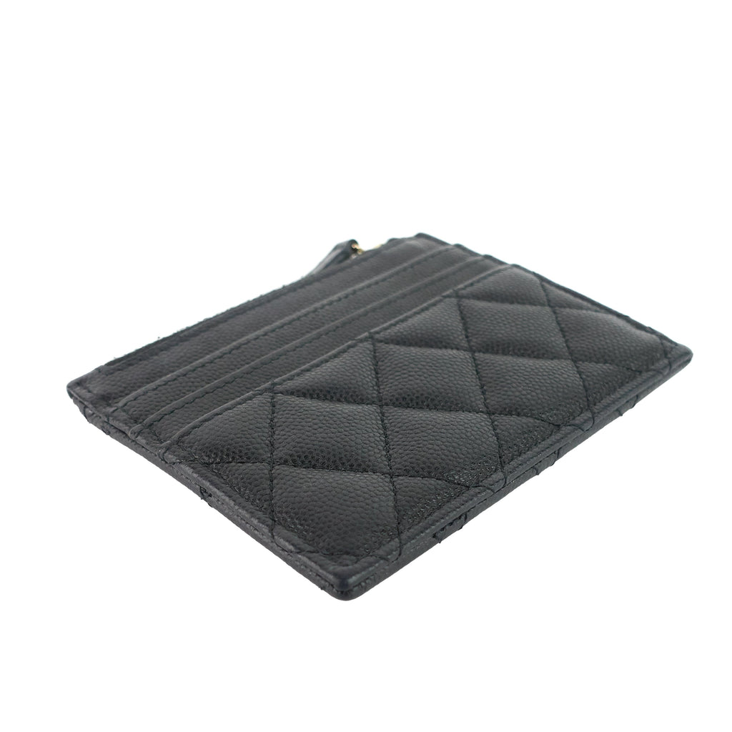 Chanel Classic Zip Caviar Leather holder