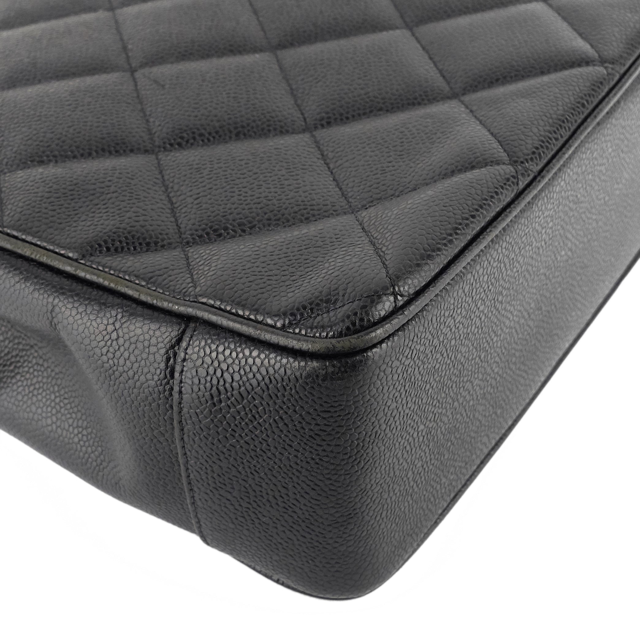 Chanel CC Turnlock Caviar Leather Bag