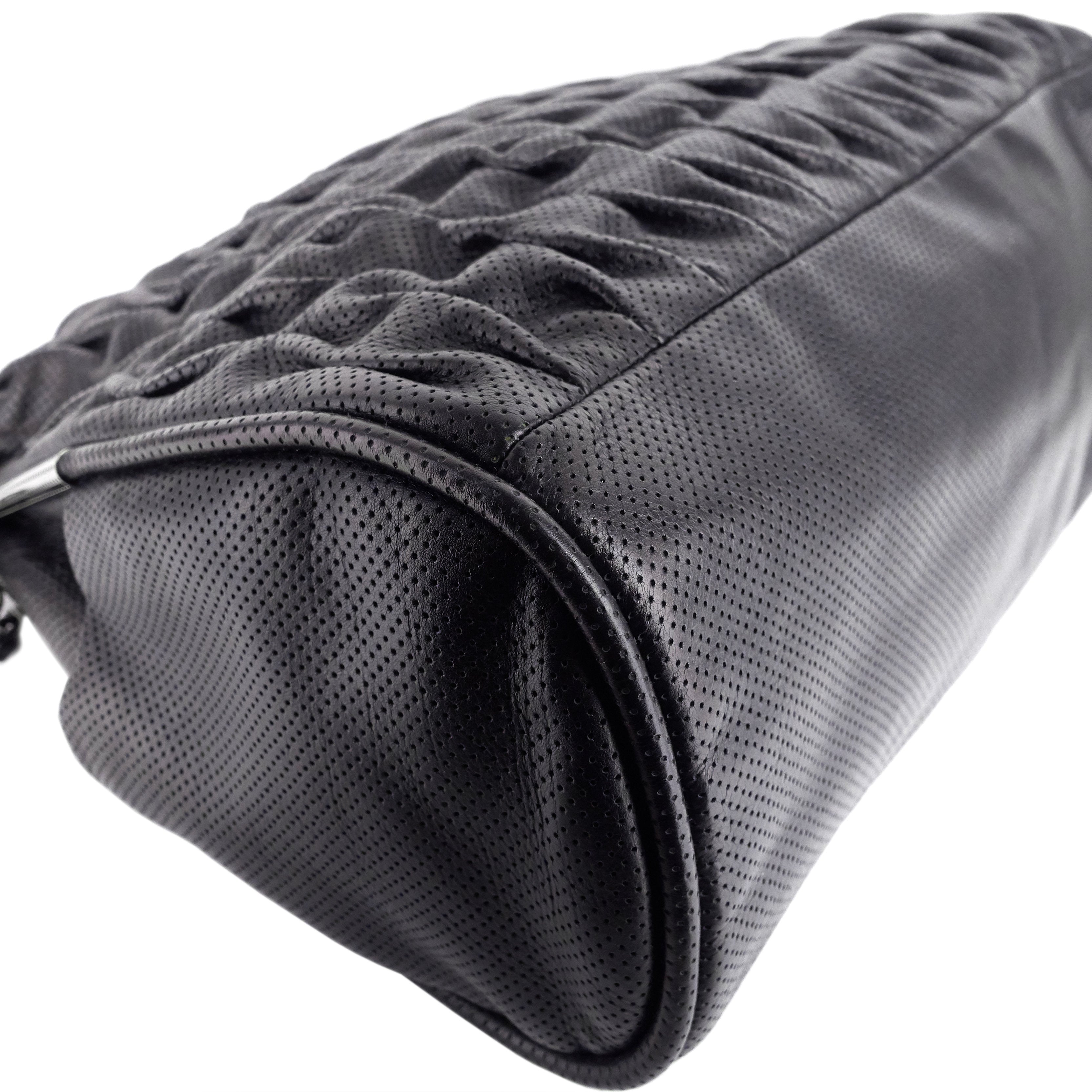 Chanel Perforated Ultimate Soft Leather Hobo Bag