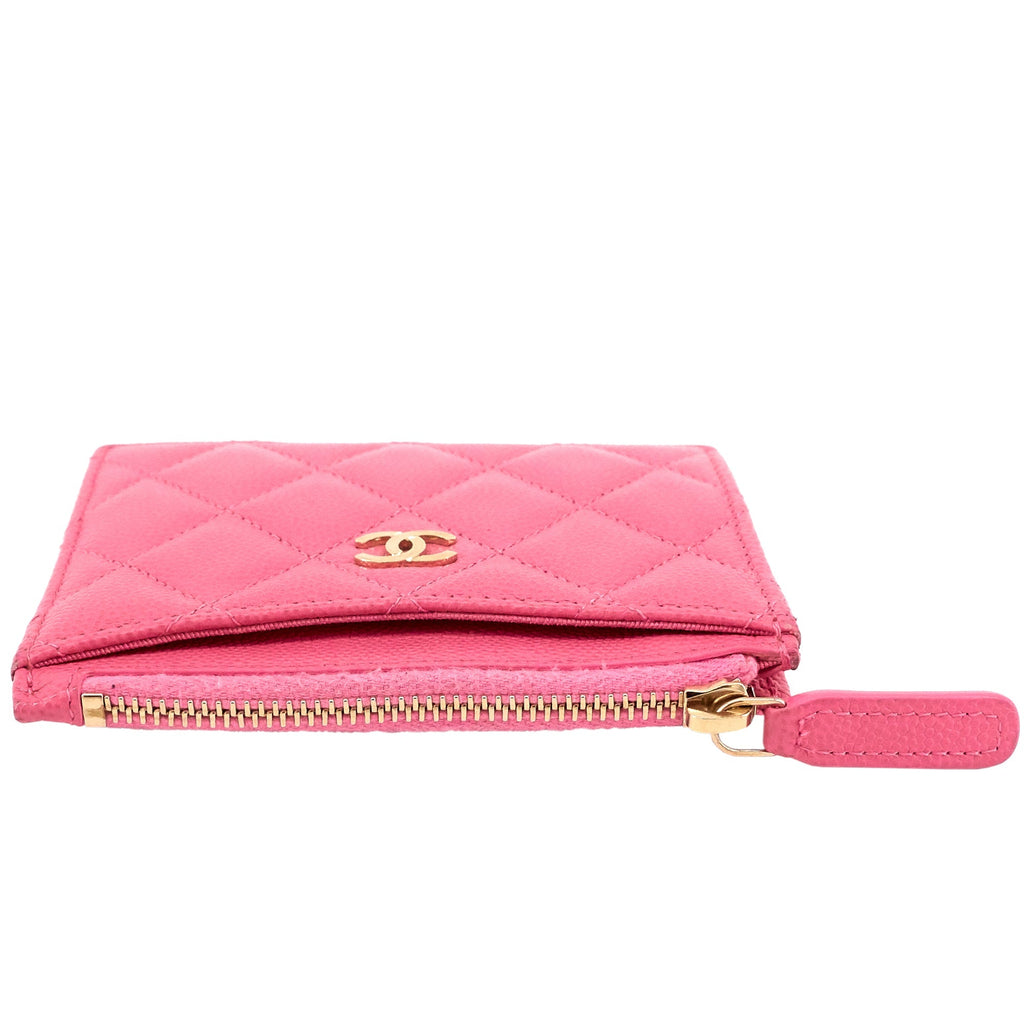 Chanel Classic Zip Caviar Leather holder