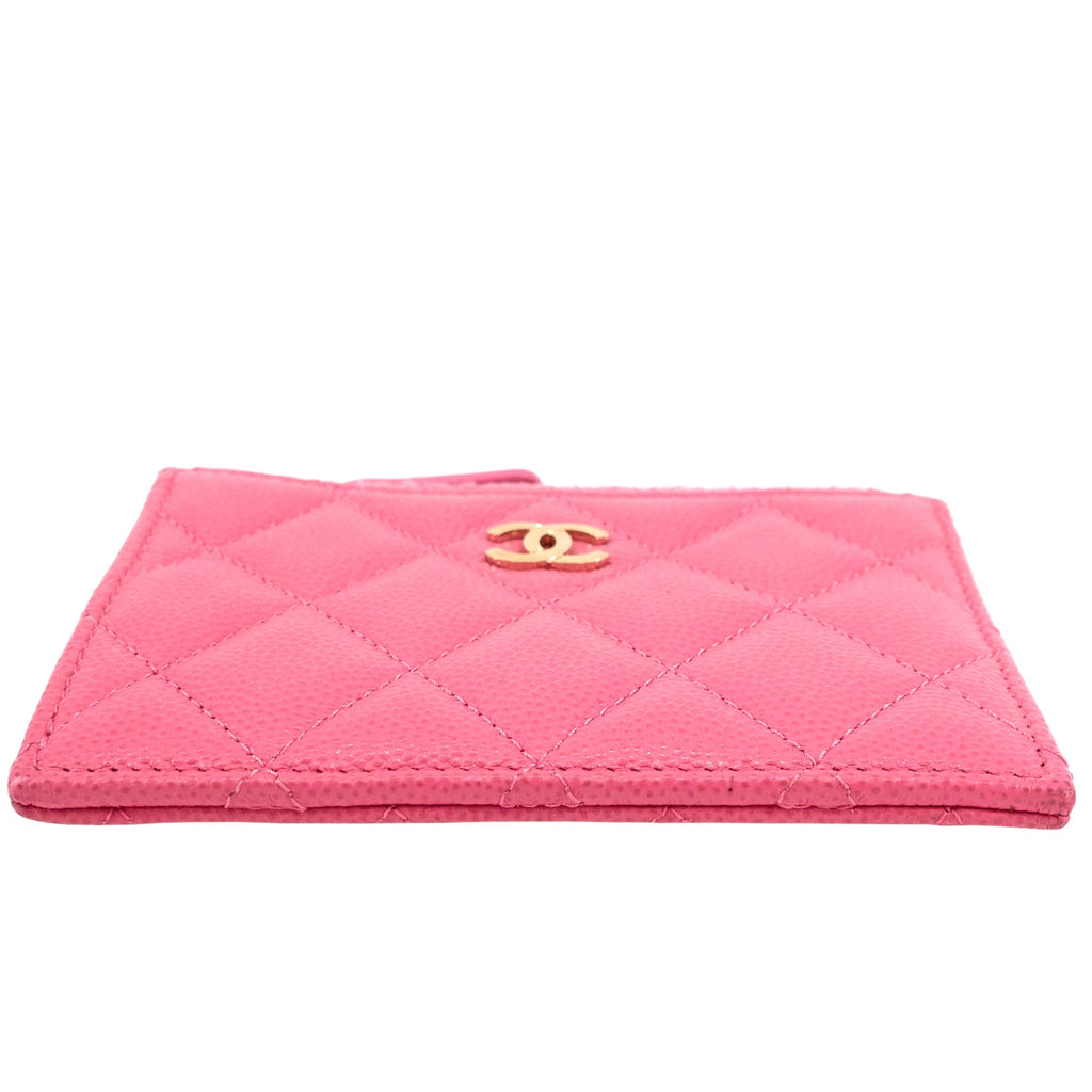 Chanel Classic Zip Caviar Leather holder