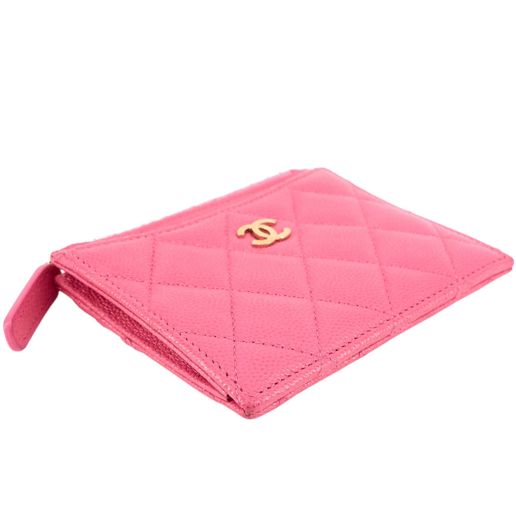 Chanel Classic Zip Caviar Leather holder