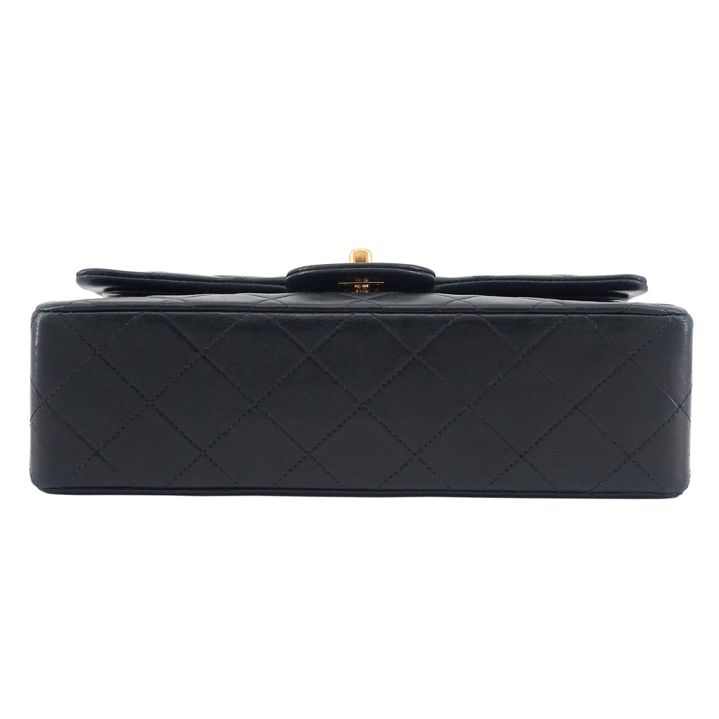 Chanel Classic Double Flap Small Lambskin Leather Bag