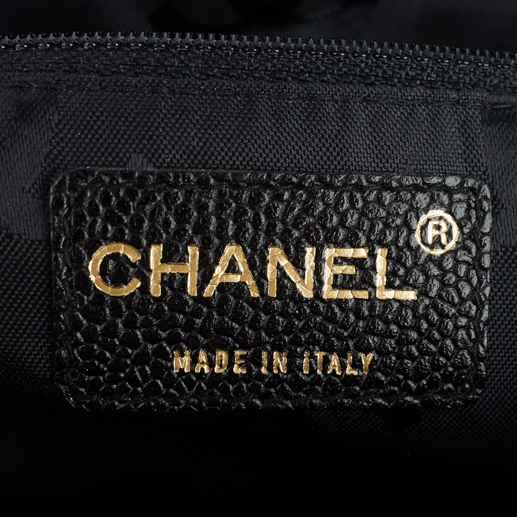 Chanel Chocolate Bar Caviar Leather Shoulder Bag