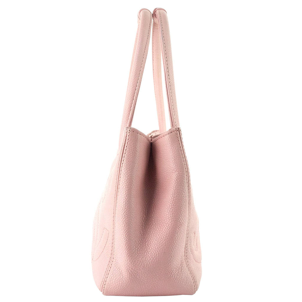 Chanel Triple CC Timeless Small Caviar Leather Tote Bag