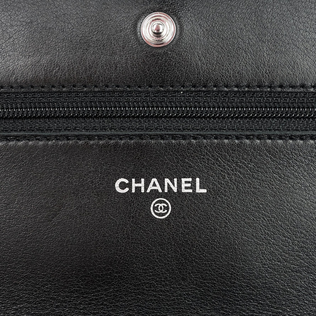 Chanel Patent Leather Wallet on Chain Bag
