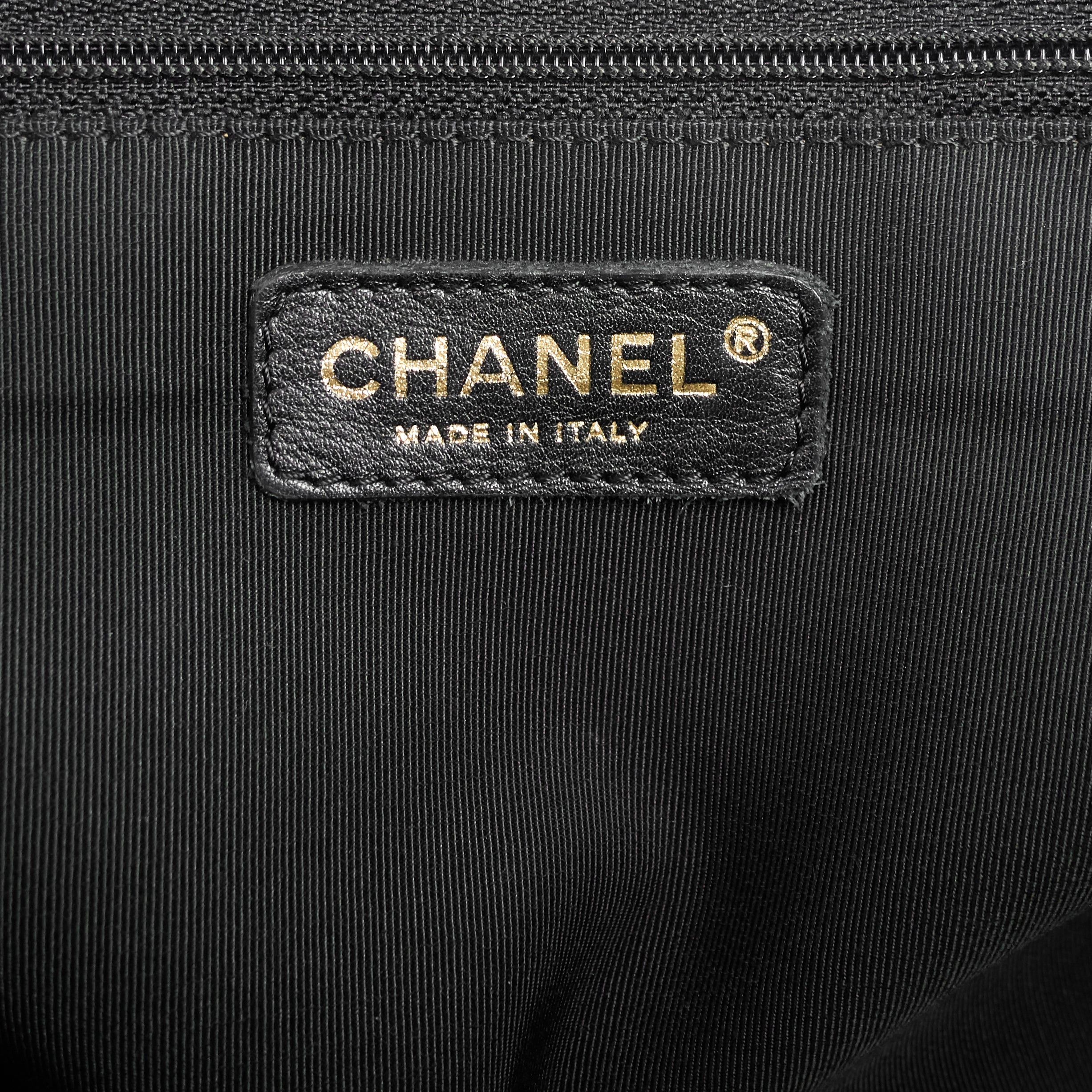 Chanel Executive Cerf XL Caviar Leather Tote Bag