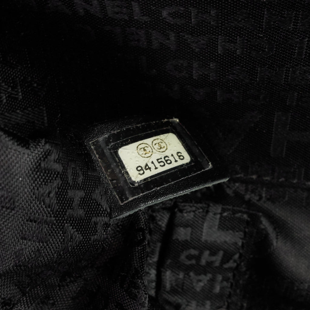 Chanel Choco Bar Quilted Caviar Shoulder Bag