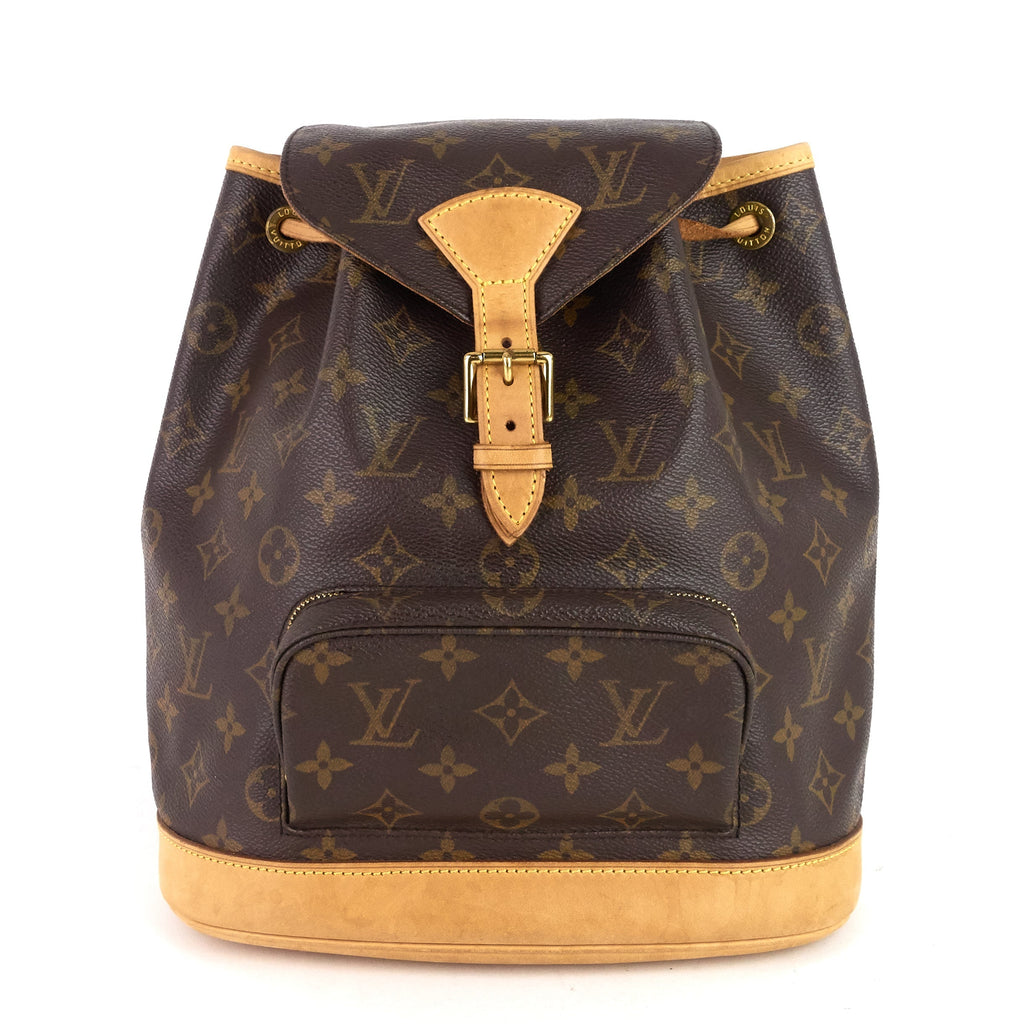 Louis Vuitto Montsouris MM Monogram Canvas Backpack Bag