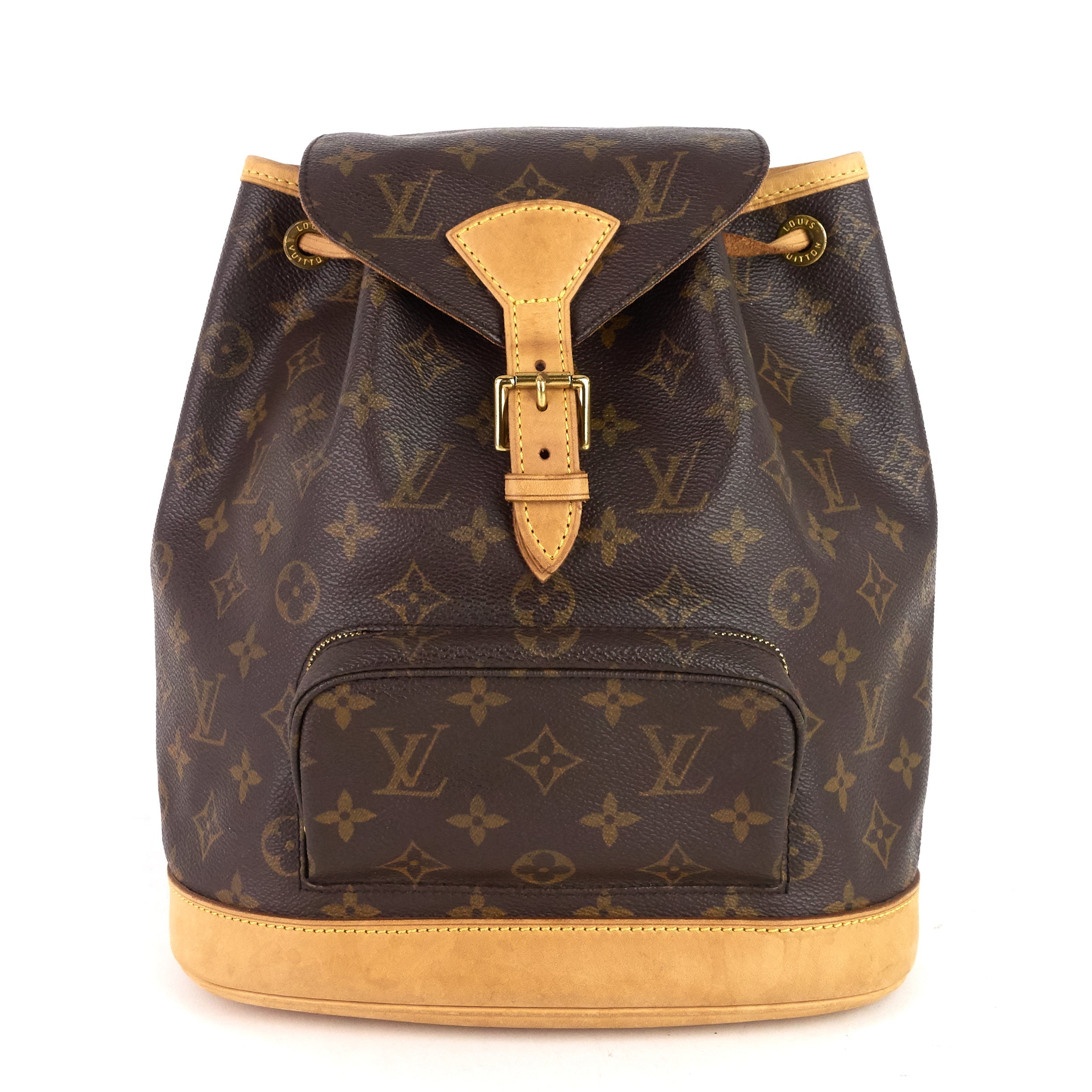 Louis Vuitto Montsouris MM Monogram Canvas Backpack Bag