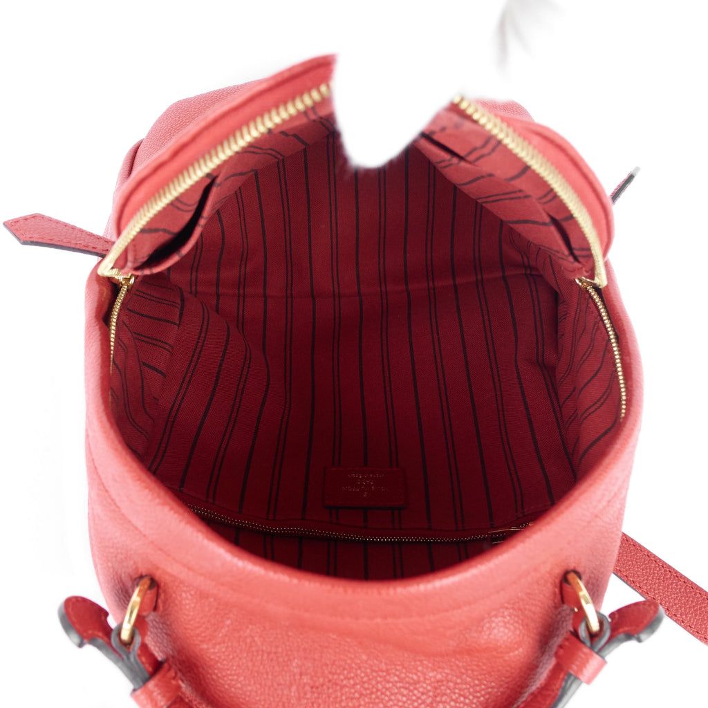 Louis Vuitto Sorbonne Monogram Empreinte Leather Backpack