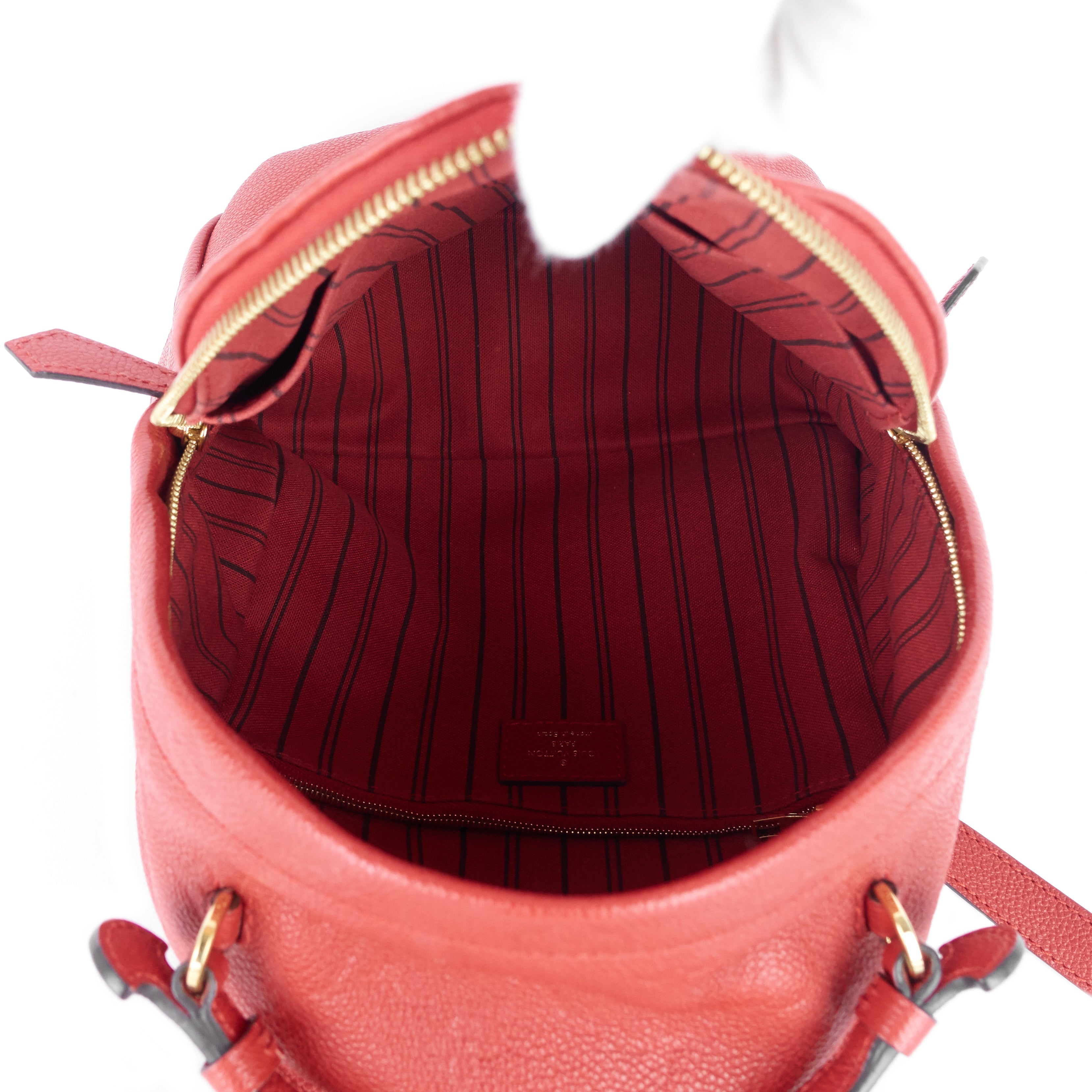 Louis Vuitto Sorbonne Monogram Empreinte Leather Backpack