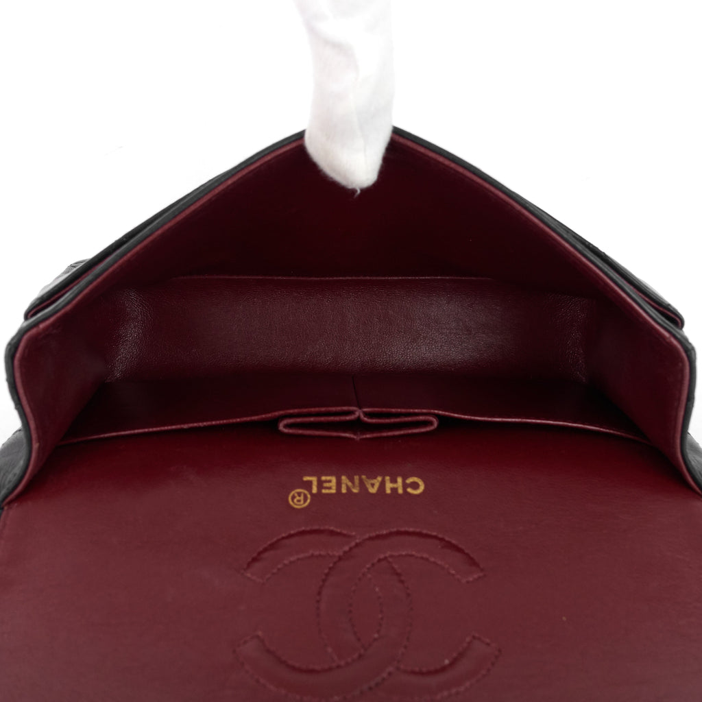Chanel Double Flap Quilted Lambskin Leather Bag