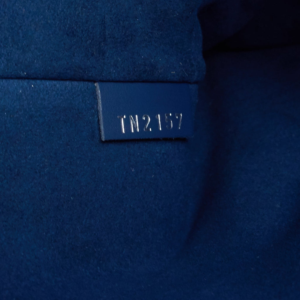 Louis Vuitto Pochette Jour PM Blue Epi Leather Clutch Bag