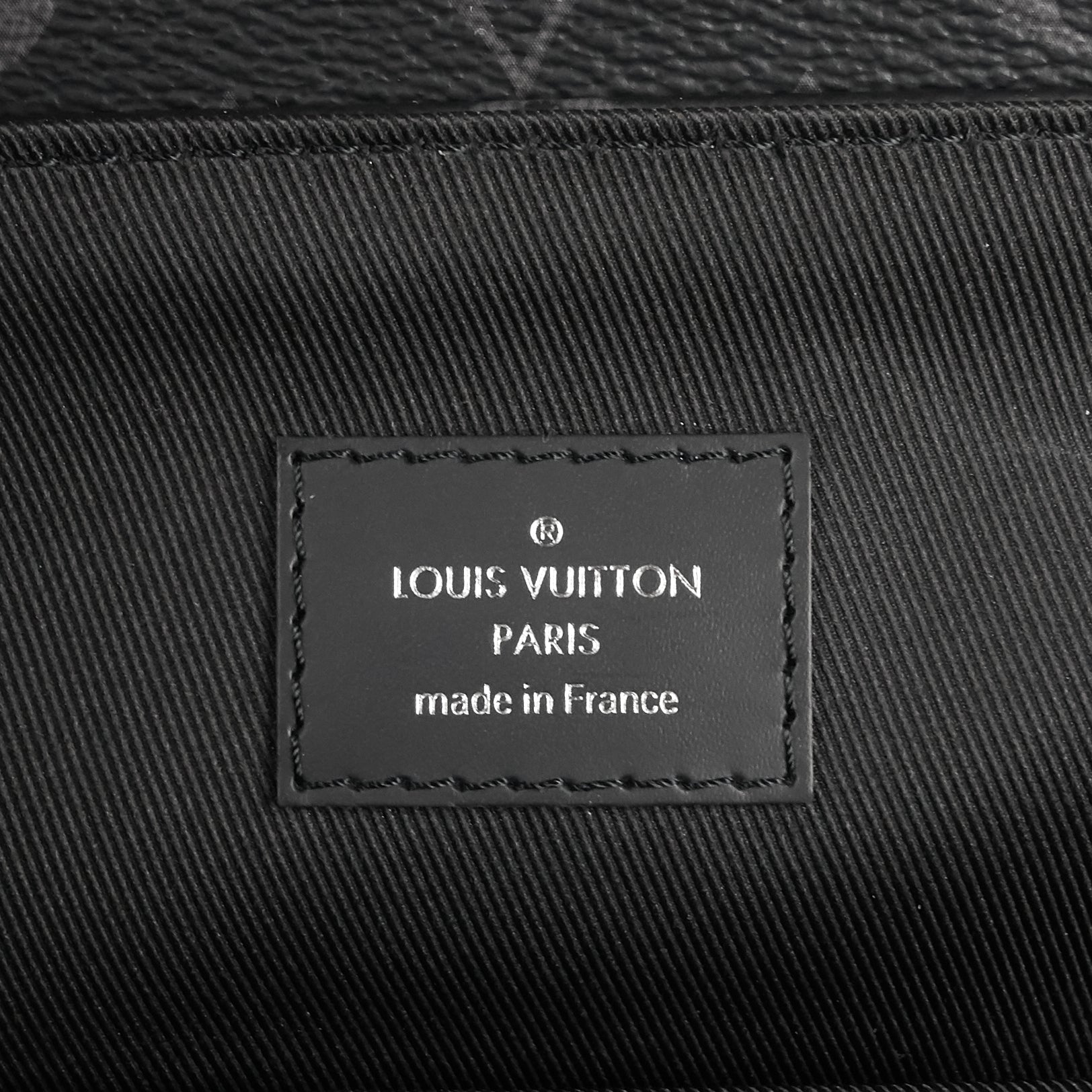 Louis Vuitto Steamer Monogram Eclipse Canvas Backpack