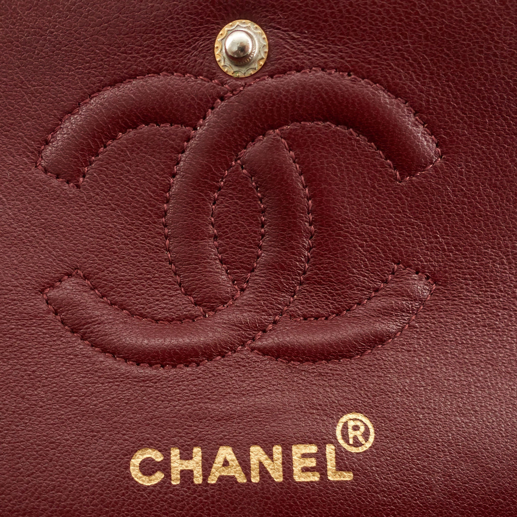 Chanel Classic Double Flap Small Lambskin Leather Bag