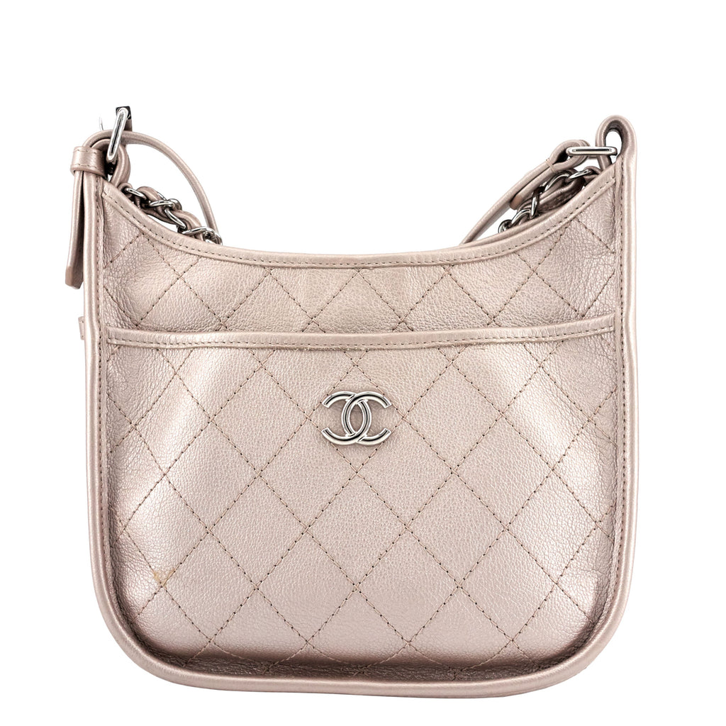 Chanel Jungle Stroll Small Quilted Leather Hobo Bag