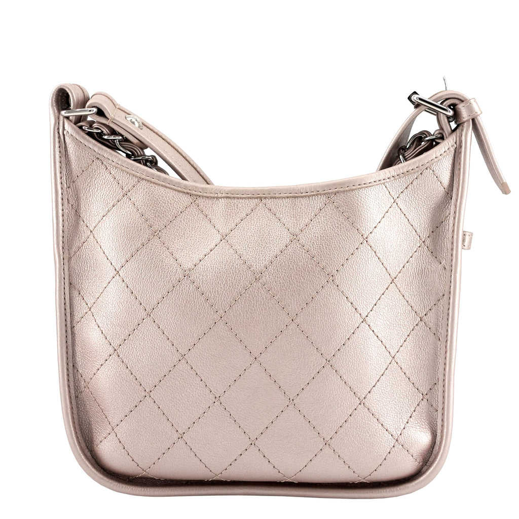 Chanel Jungle Stroll Small Quilted Leather Hobo Bag