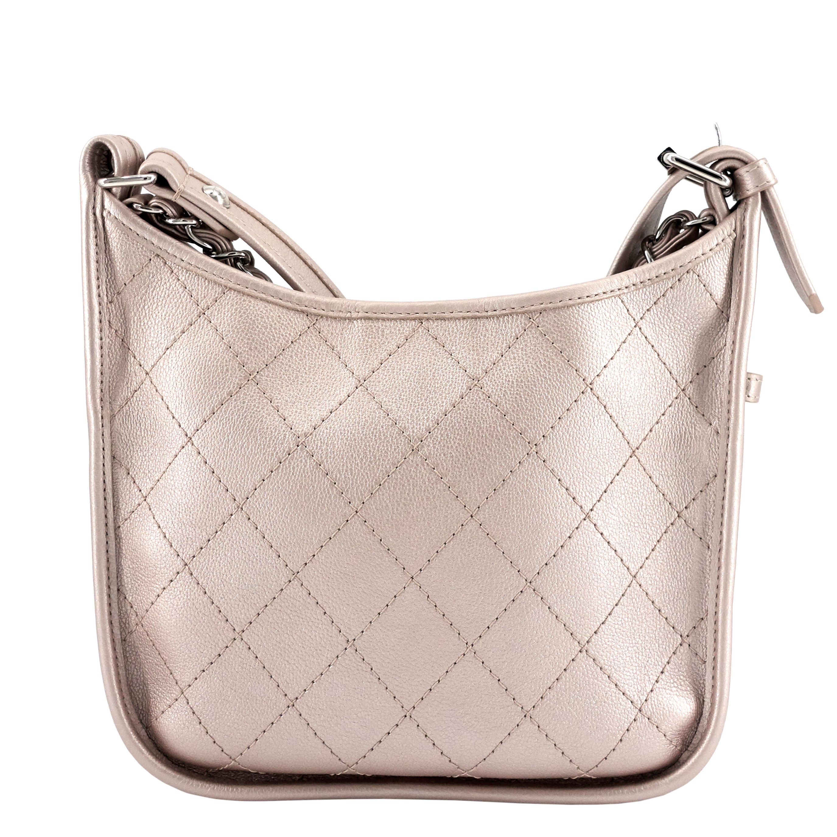 Chanel Jungle Stroll Small Quilted Leather Hobo Bag