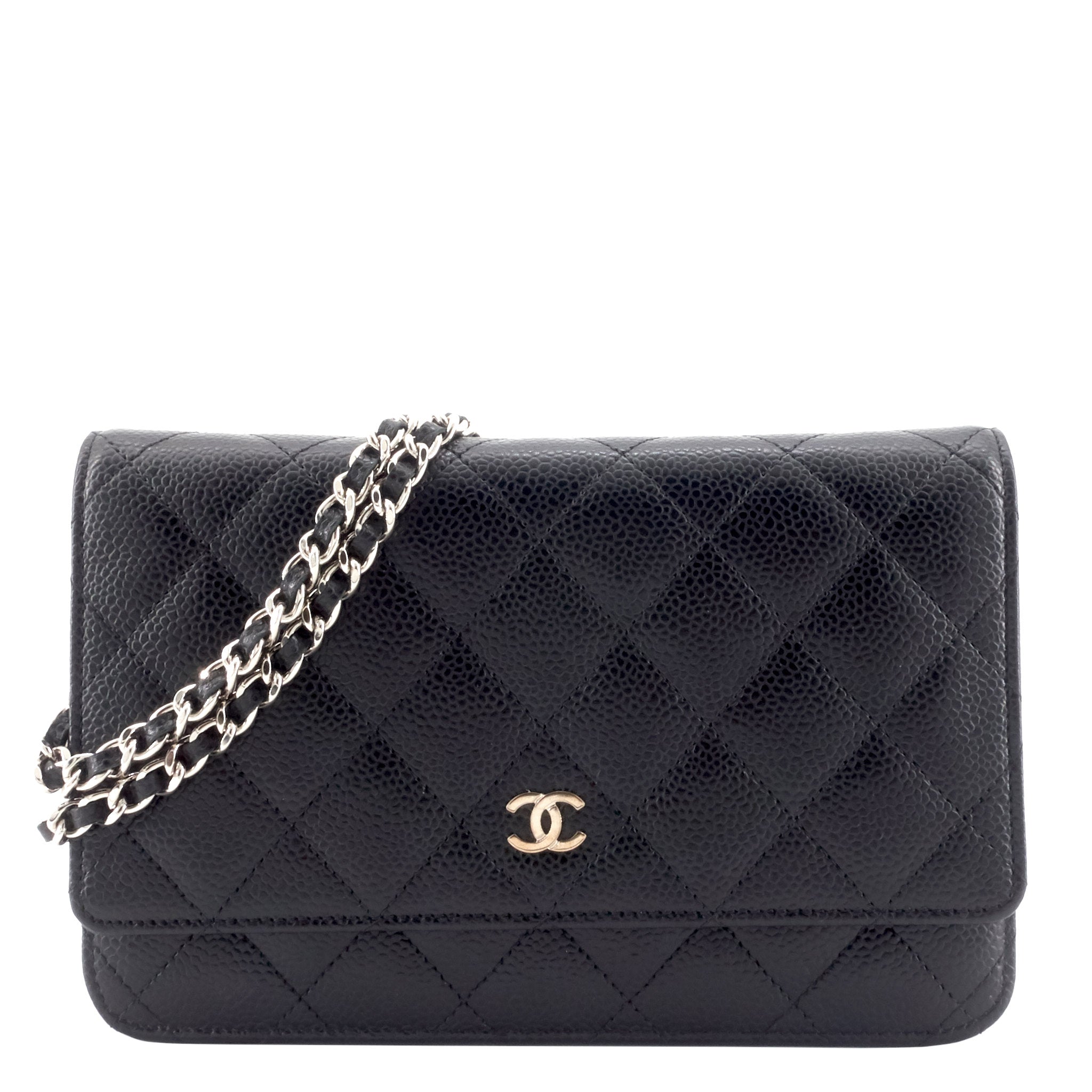 Chanel Wallet on Chain Caviar Leather Bag