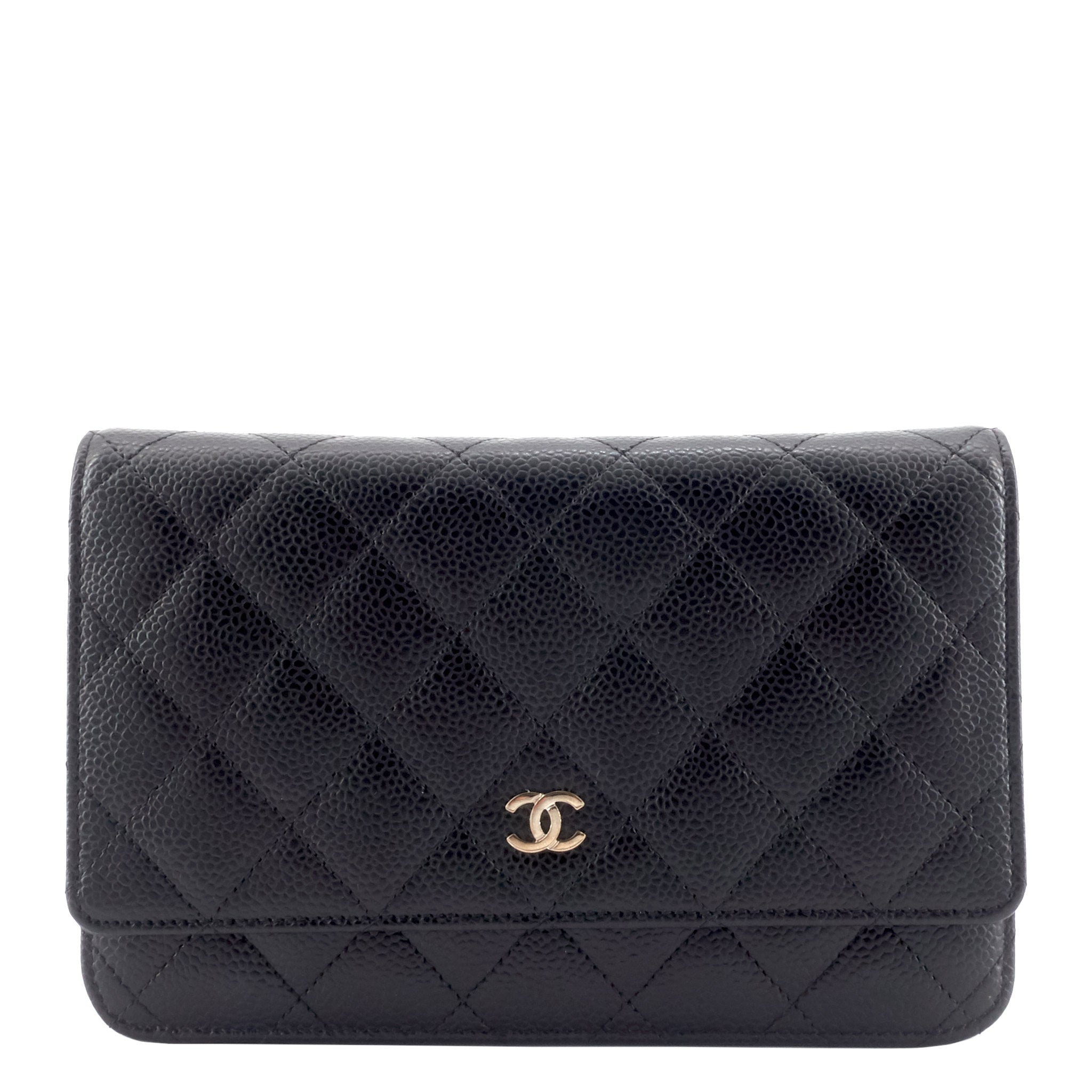 Chanel Wallet on Chain Caviar Leather Bag